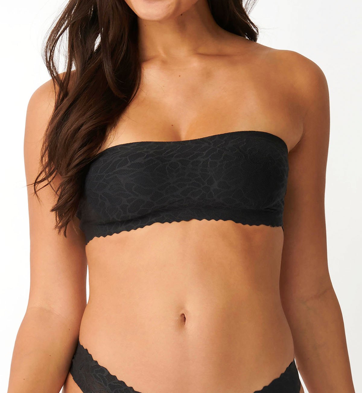 SLOGGI ZERO FEEL LACE 2.0 BANDEAU Bra - Comfortable Wireless Seamless Underwear for Women | Perfect for Yoga, Workout & Everyday Wear