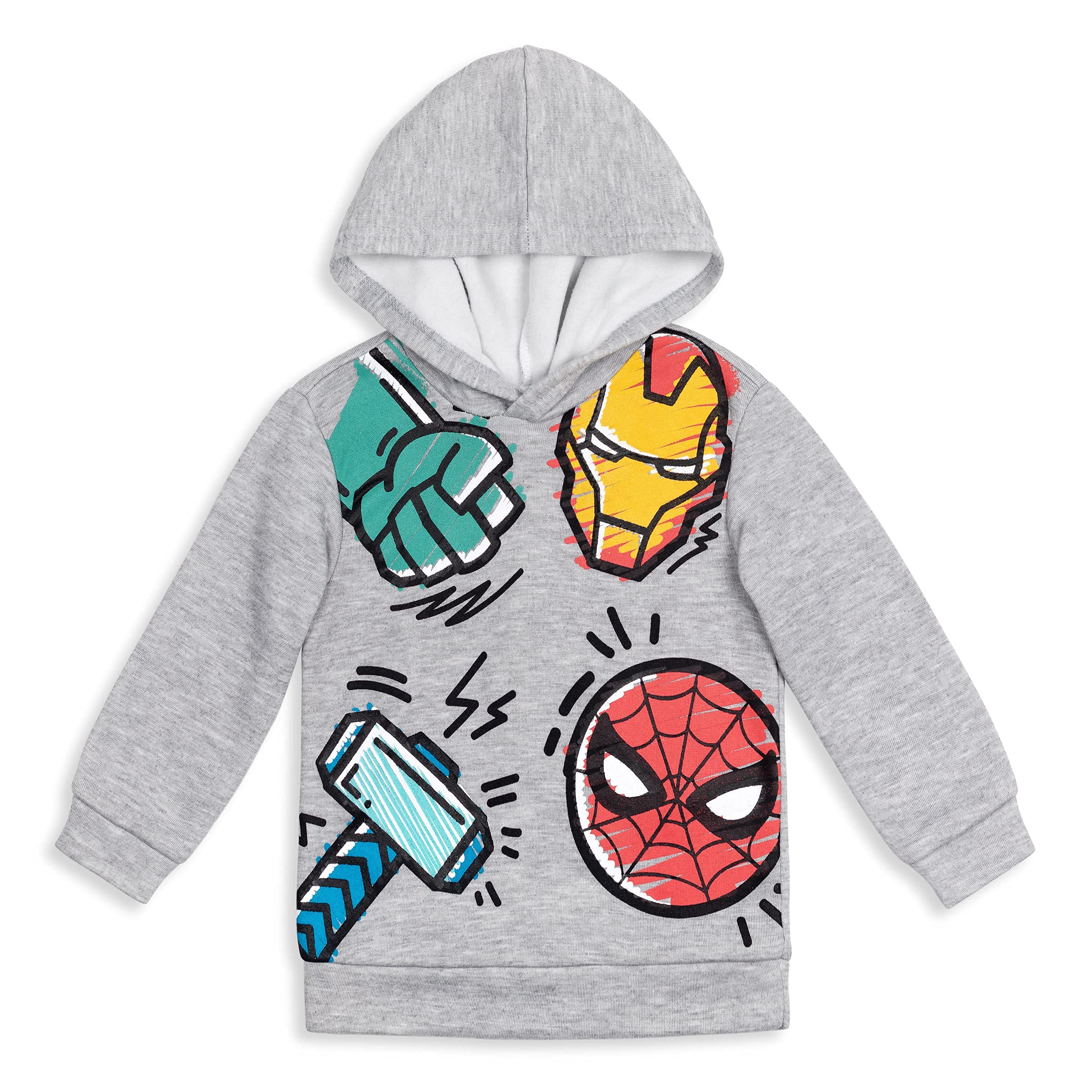Marvel Avengers Spider-Man Fleece Pullover Hoodie for Men & Women - Soft Warm Winter Sweatshirt for Cosplay, Gifts & Casual Wear