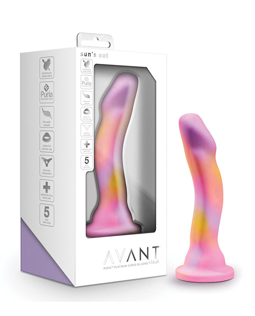 Avant Sun's Out Silicone Dildo - Pink | Realistic Feel, Body-Safe Material for Solo Play & Couples Intimacy | Perfect for Sensual Exploration & Spicing Up Your Sex Life