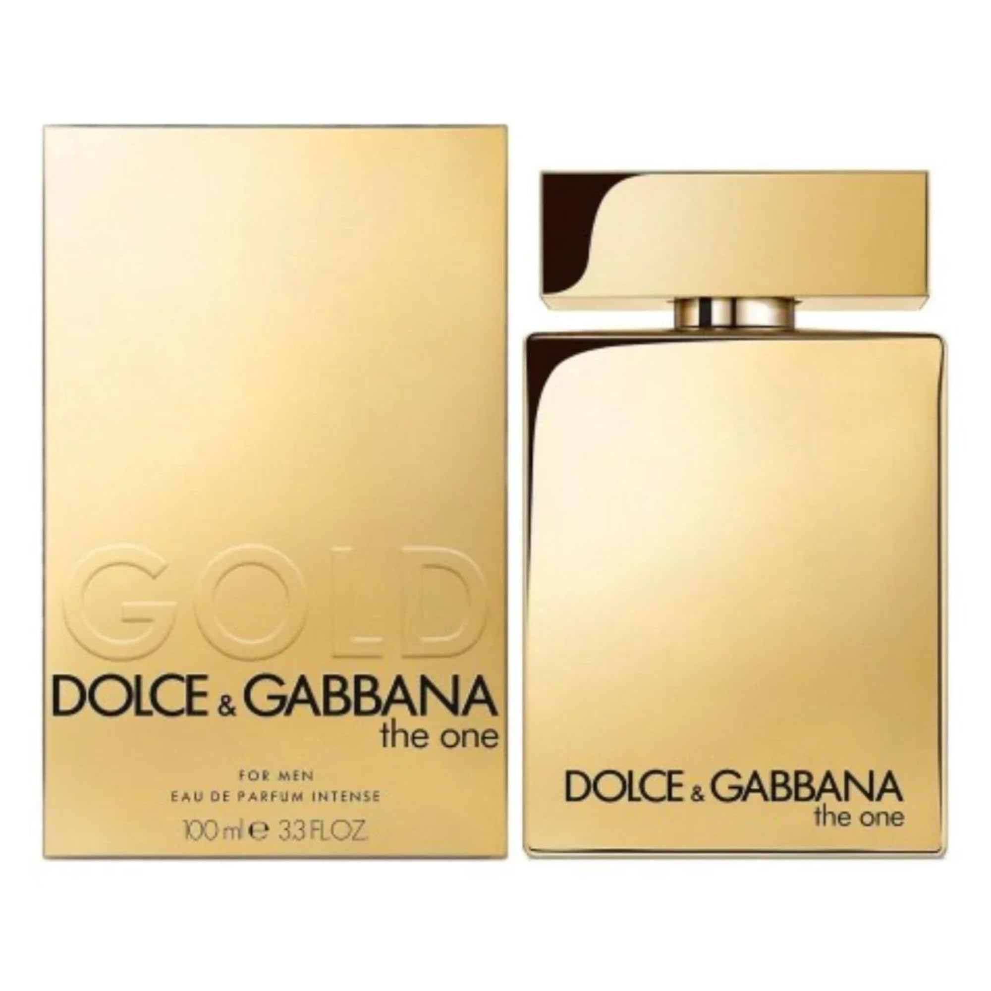 Premium Men's Gold Cologne - Long Lasting Eau de Parfum Intense for Him, 3.4 oz (100ml) - Luxury Fragrance for Date Night, Office & Special Occasions