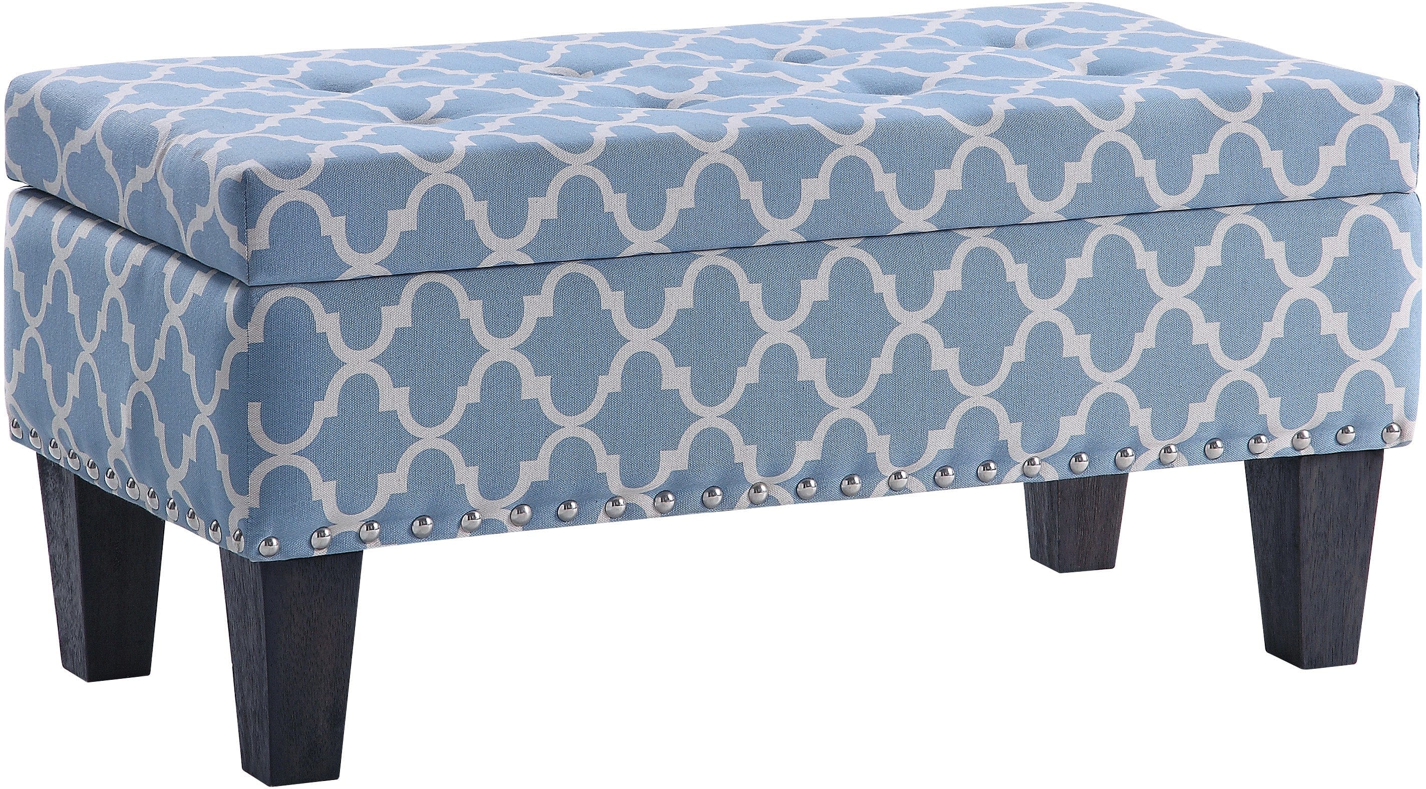 Office Star Clement Storage Bench with Seat [SB568] - Perfect for Entryway, Living Room & Bedroom Organization