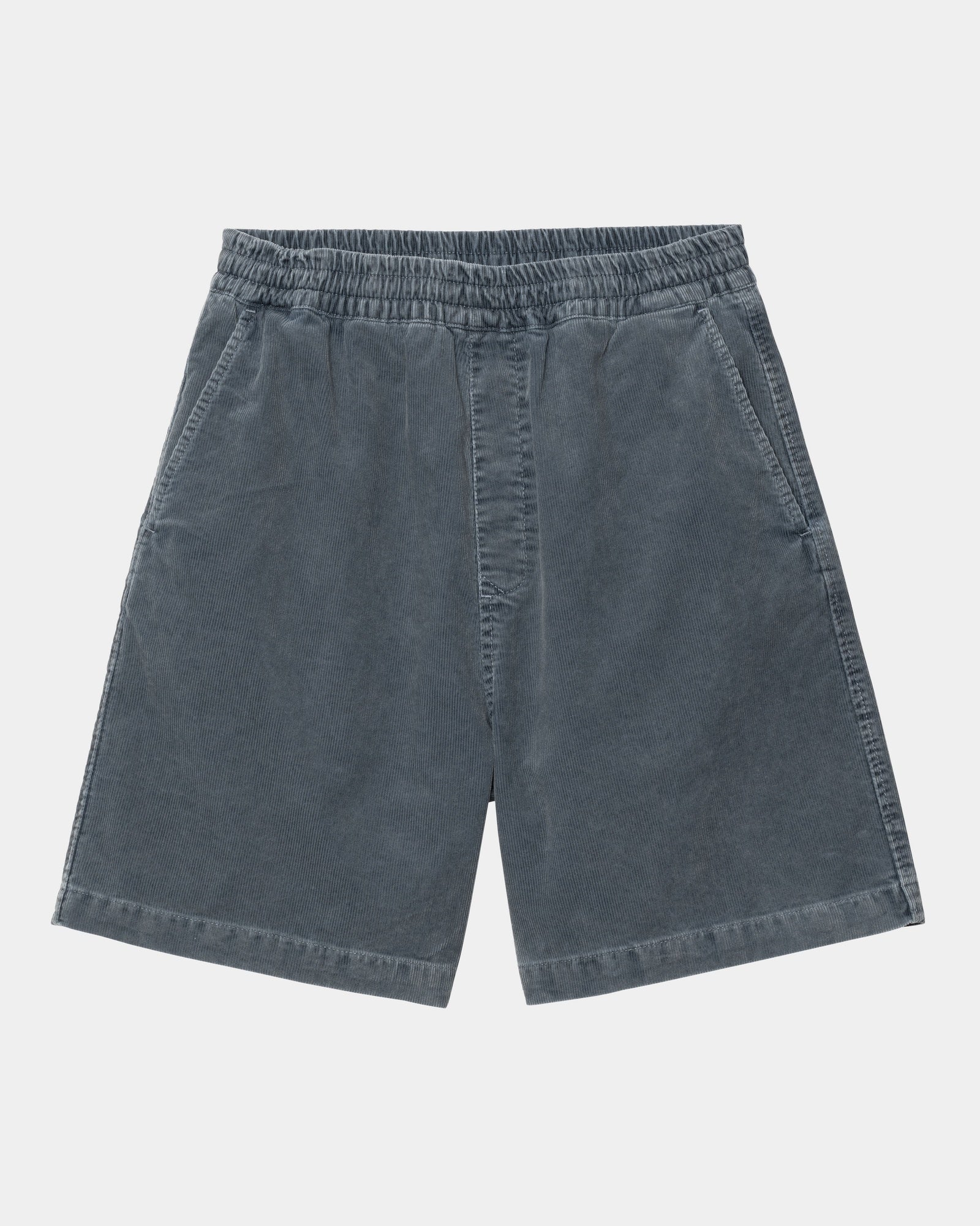 Reynold Corduroy Shorts for Men - Dusky Blue Washed Corduroy Casual Shorts | Perfect for Summer Outfits, Beachwear & Relaxing
