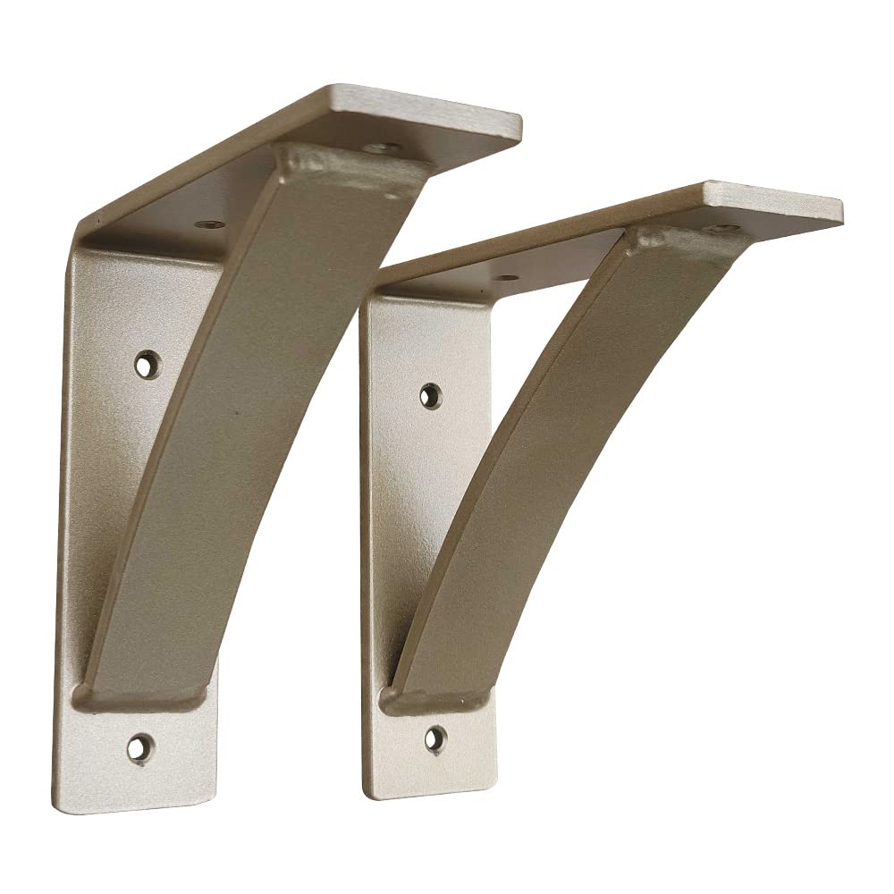 Heavy Duty Steel Shelf Brackets 2 Pack - 8