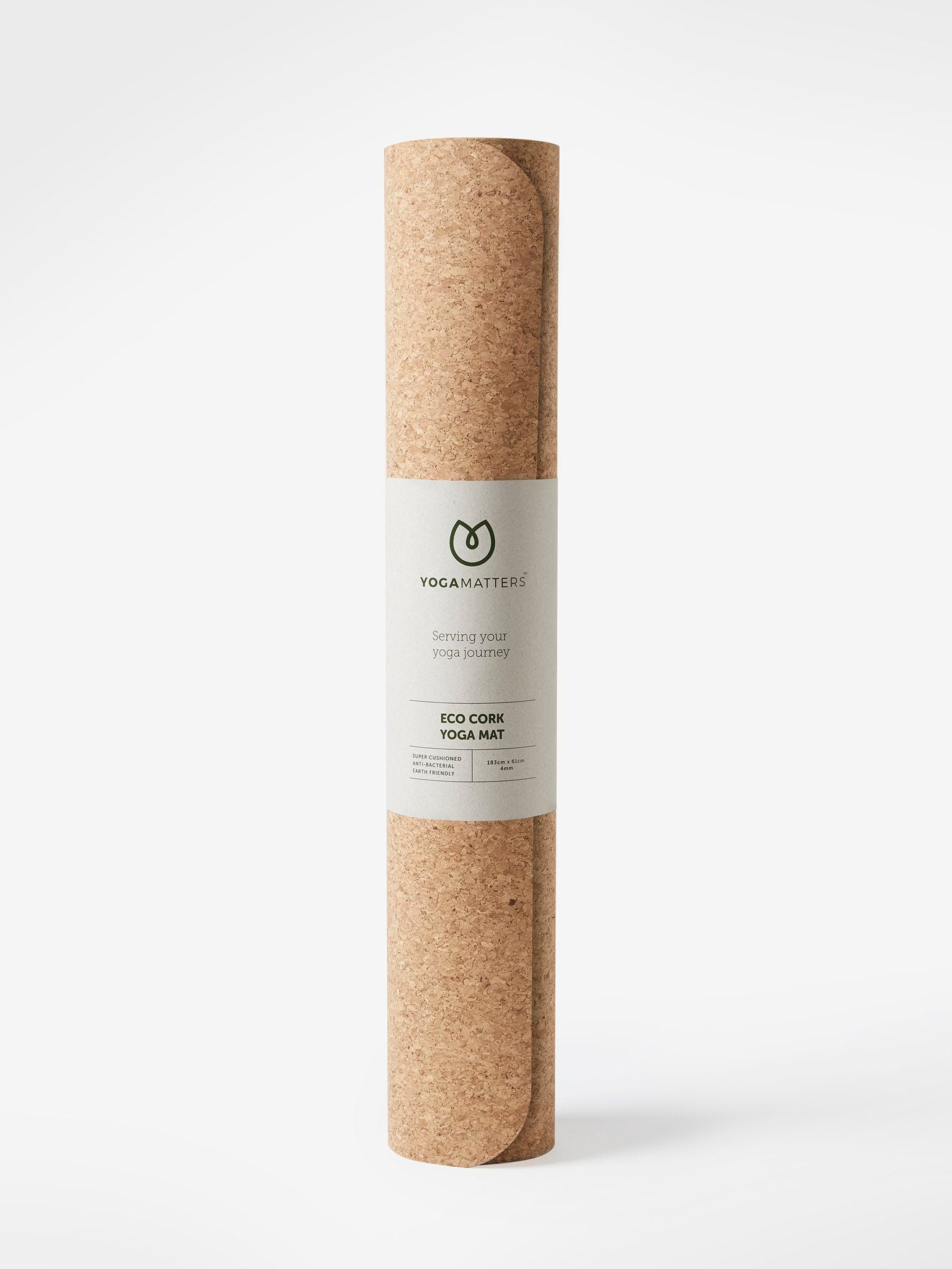 Eco-Friendly Cork Yoga Mat - Non-Slip, Sustainable & Comfortable for Yoga, Pilates & Home Workouts - Perfect for Hot Yoga, Meditation & Fitness Enthusiasts