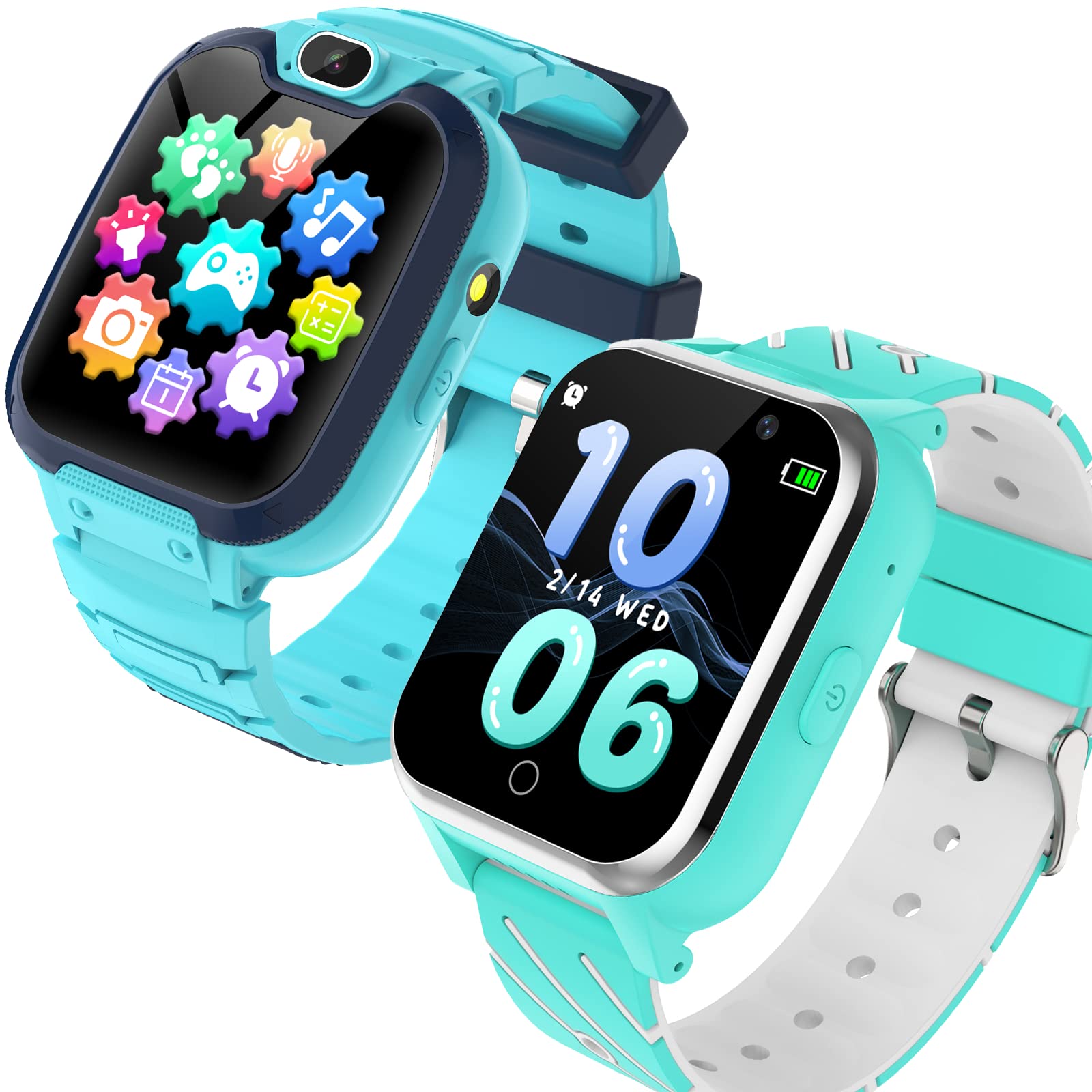 **Smart Watch for Kids Ages 4-12 - Boys & Girls GPS Tracker with 26 Games, Music Player, Camera, Alarm Clock & Flashlight - Multifunctional Kids Smartwatch for Play, Learning & Safety - Perfect Gift for Birthdays & Holidays**