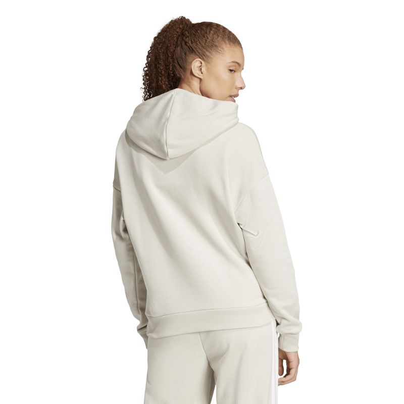 Adidas Women's Essentials Small Logo Hoodie - Cozy Fleece Pullover for Casual Wear, Gym & Lounge | Perfect for Workouts, Errands & Relaxing at Home