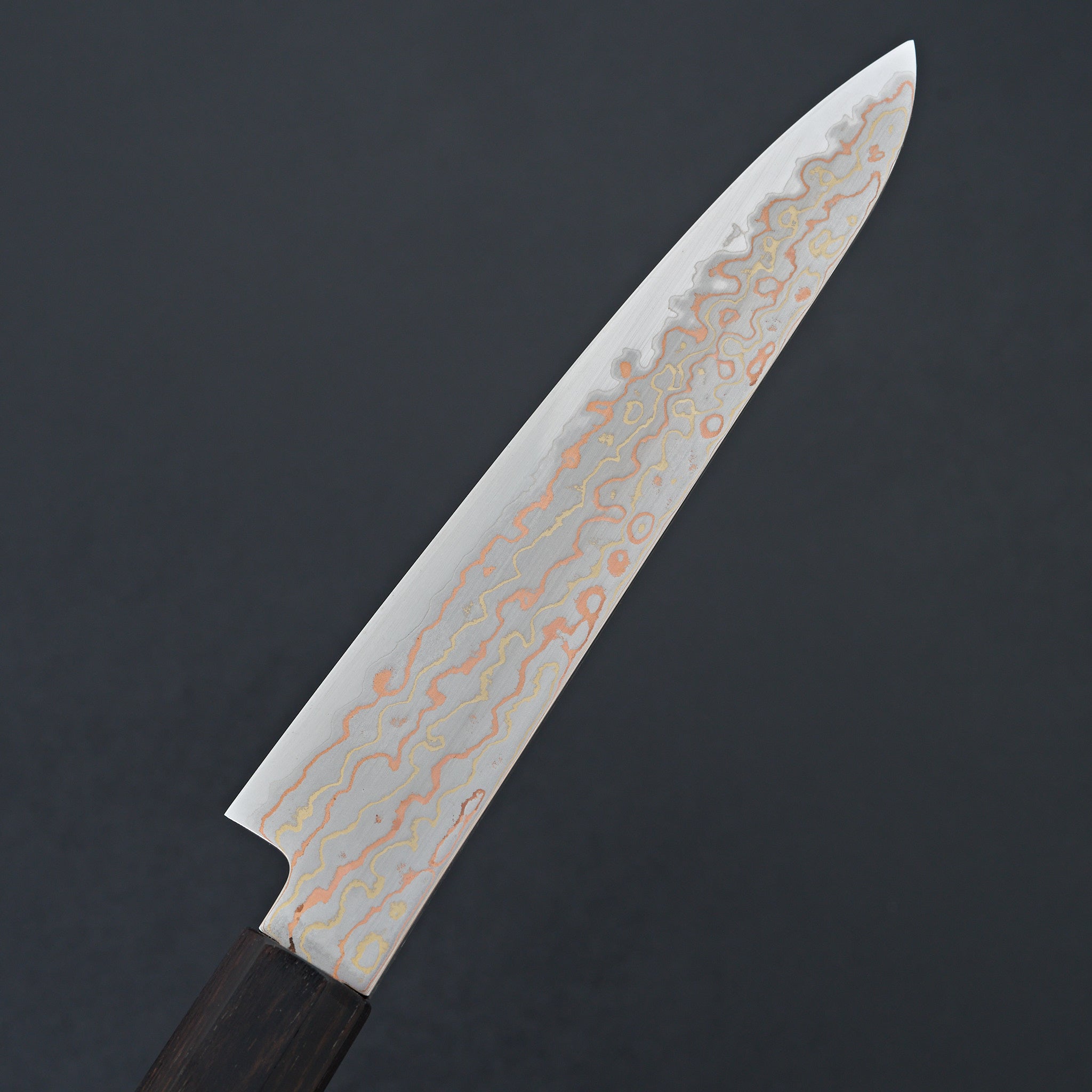 Hatsukokoro Hayabusa Blue 2 Rainbow Damascus Petty Knife 150mm - Premium Japanese Kitchen Knife for Slicing, Peeling & Precision Cutting