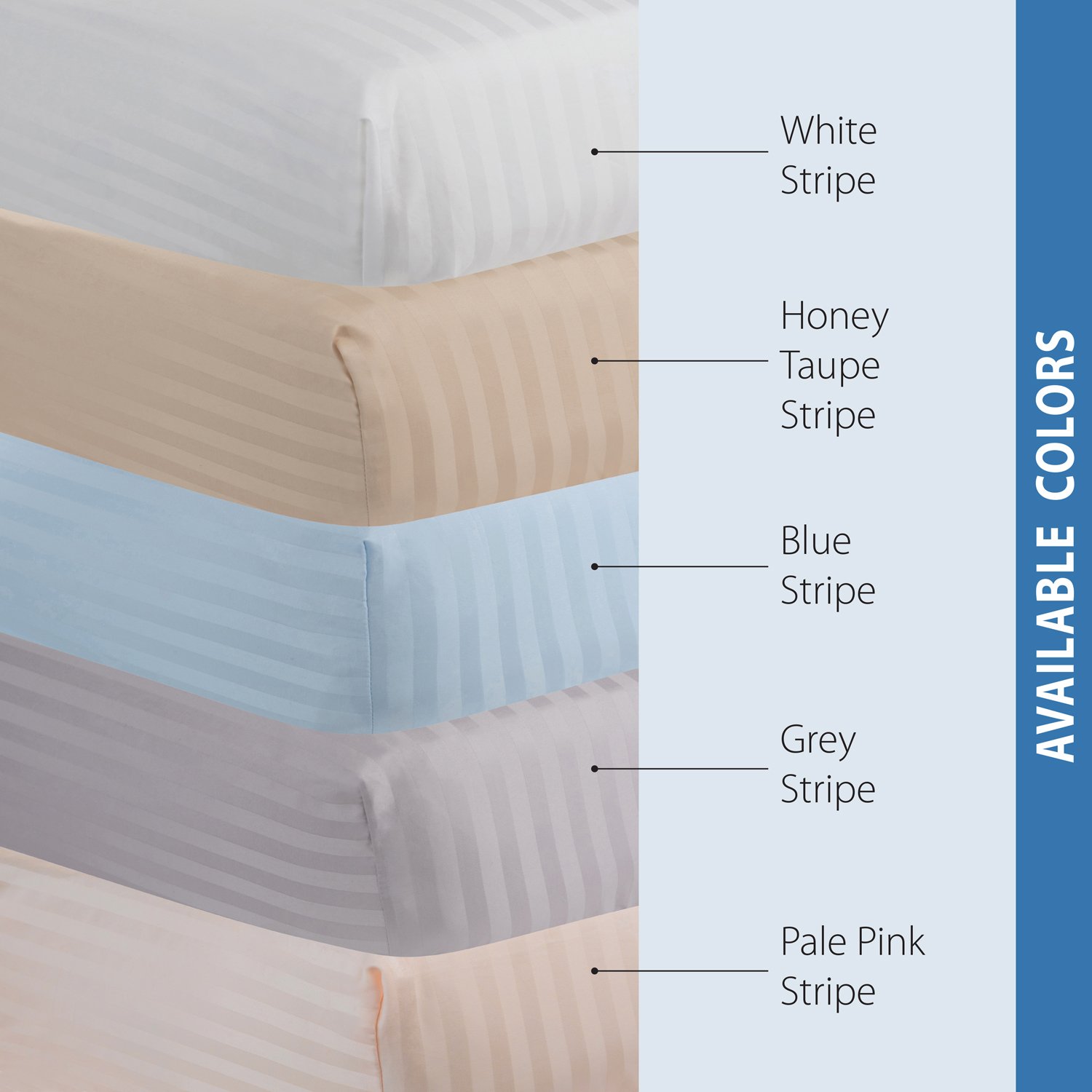 Premium 100% Cotton Striped Fitted Crib Sheets - Ultra Soft Sateen Weave Nursery Bedding for Baby Boys & Girls - Fits Standard Crib & Toddler Mattresses - Pale Pink Stripe Design - Perfect for Nursery Decor, Baby Showers & Gift Giving