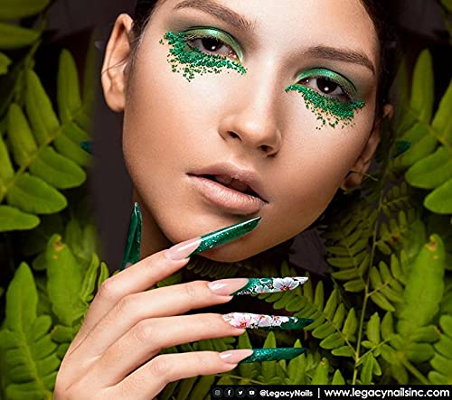 Legacy Nails 300PCS Aluminum Nail Sculpting Forms - Professional Nail Extension Tips for Acrylic & UV Gel Nails - Precise Number Line for Exact Lengthening - Extra Large Size - Perfect for Salon, DIY Manicures & Nail Art