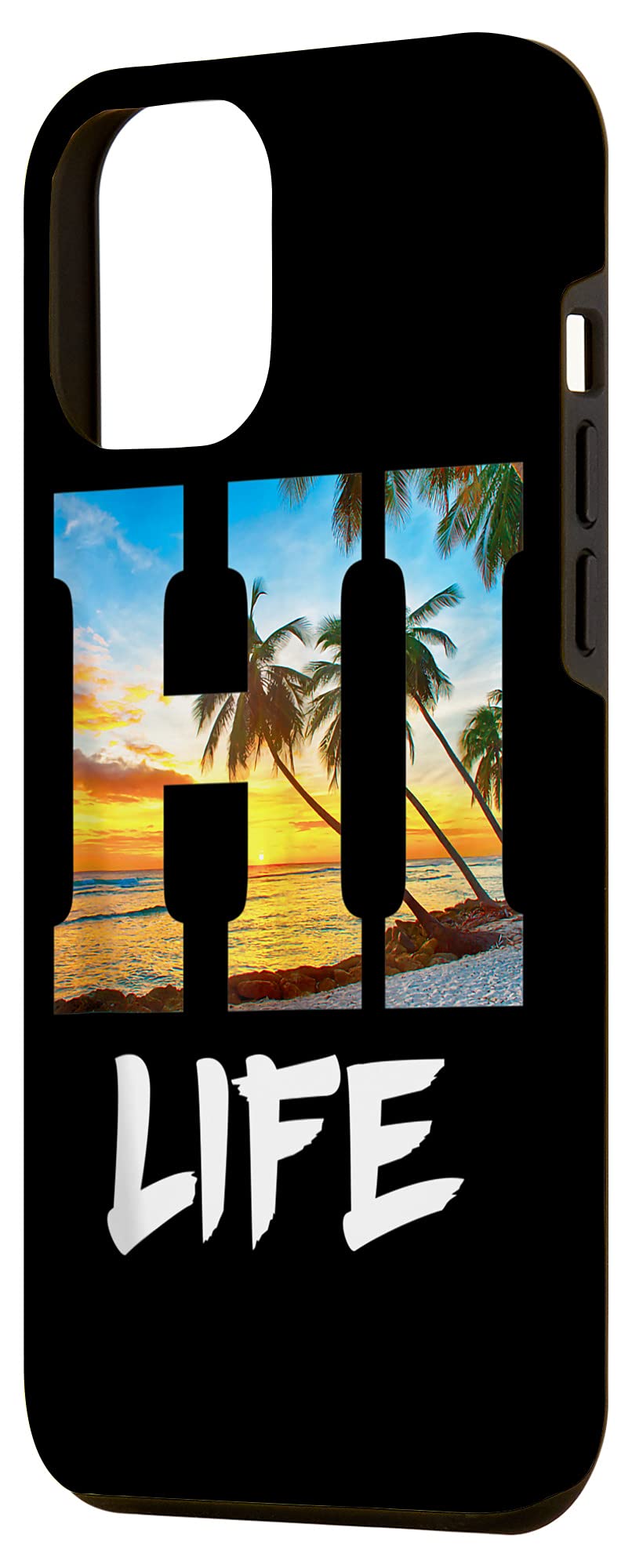 iPhone 12 Pro Max Case - Hawaii Hawaiian Aloha Vacation Beach Maui Themed Protective Phone Cover | Perfect for Summer Travel, Beach Trips & Tropical Getaways