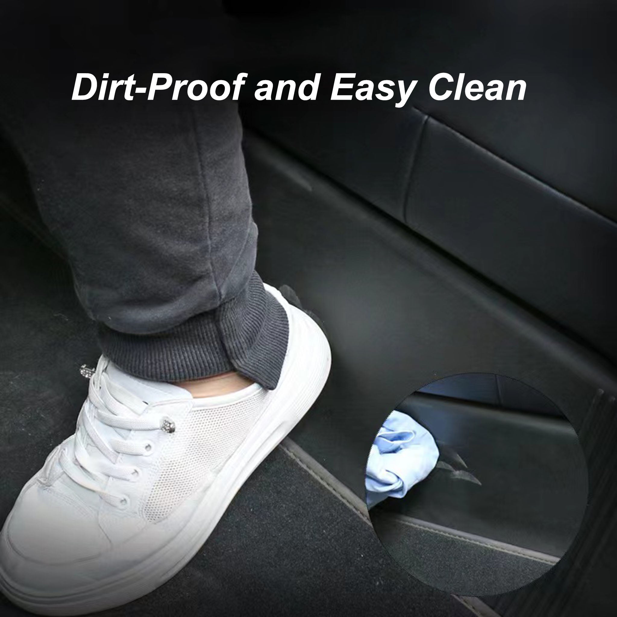 Tesla Model Y & Model 3 Rear Seat Protector - Heavy Duty Car Seat Cover for Pets, Kids & Spills - Perfect for Road Trips, Family Travel & Daily Commute