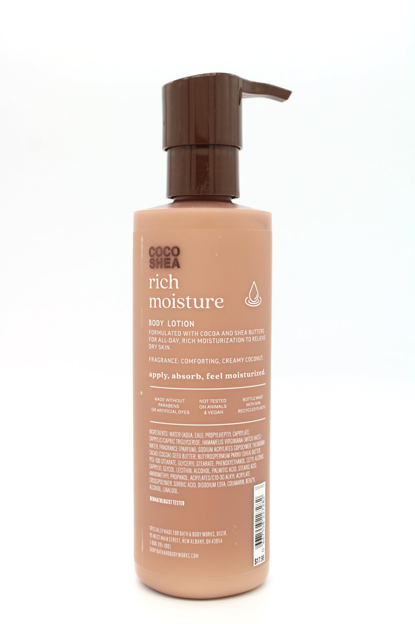 Coco Shea Rich Moisture Body Lotion by BBW Bath & Body - 7.8 fl oz | Ultra Hydrating & Nourishing for Dry Skin | Perfect for Daily Moisturizing & Spa Day Self-Care