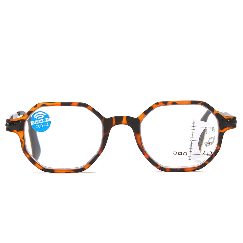 Stylish Zoom Multi-Focus Blue Light Blocking Reading Glasses for Computer Work, Gaming & Reading - Anti-Eye Strain Glasses for Men & Women