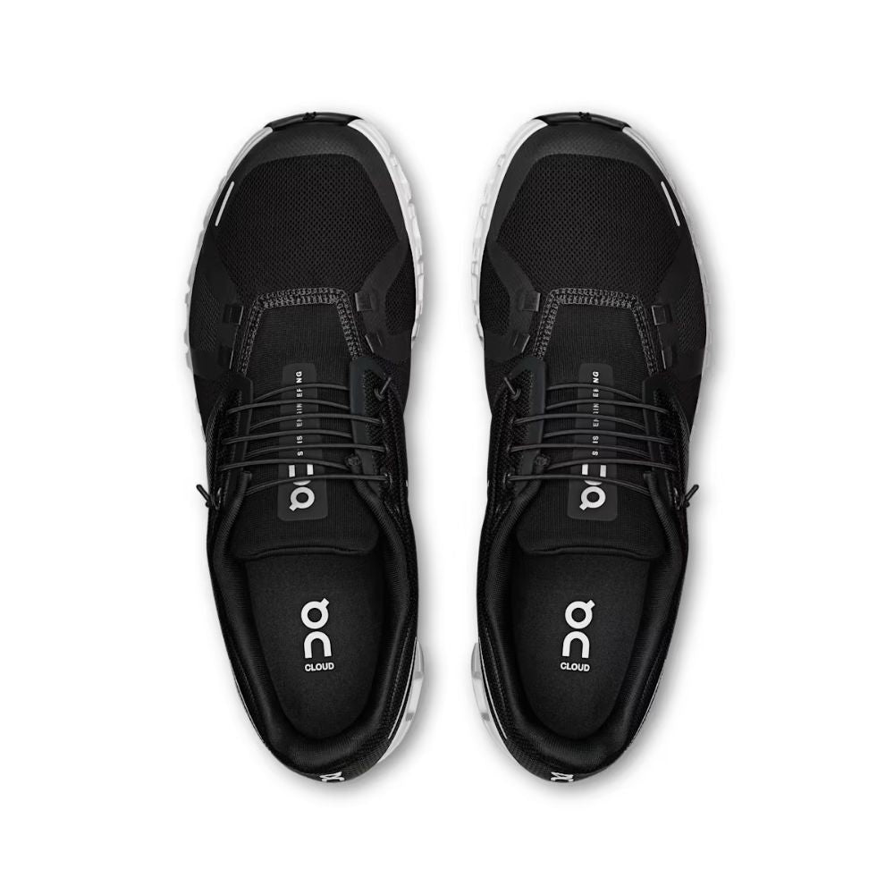 ON Men's Cloud 6 Running Shoes - Lightweight & Comfortable Black/White Sneakers for Jogging, Gym Workouts & Daily Wear