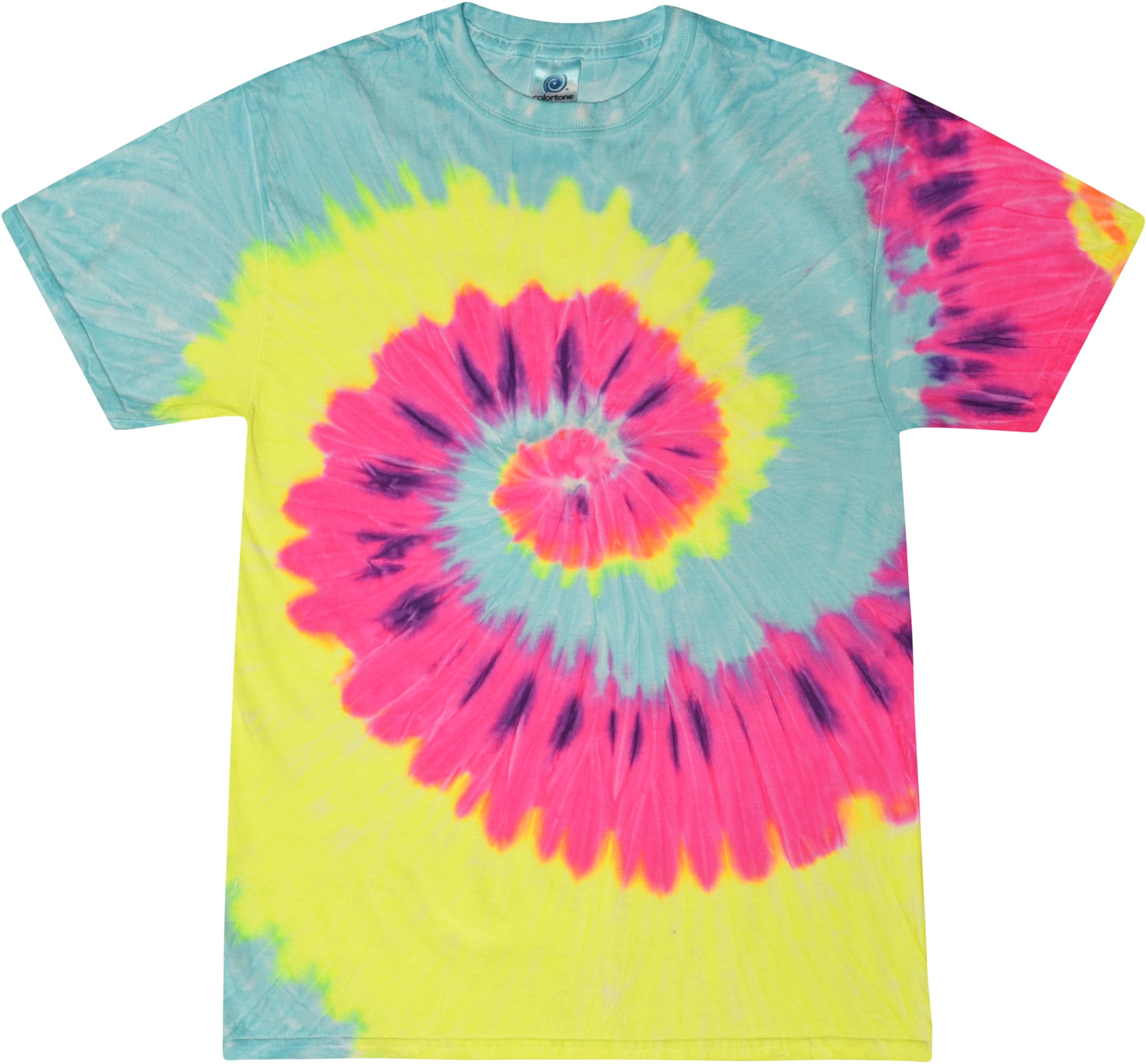 Vibrant Colortone Tie Dye T-Shirts for Men & Women | Soft Unisex Short Sleeve Tees | Perfect for Summer Festivals, Beach Outings & Casual Wear