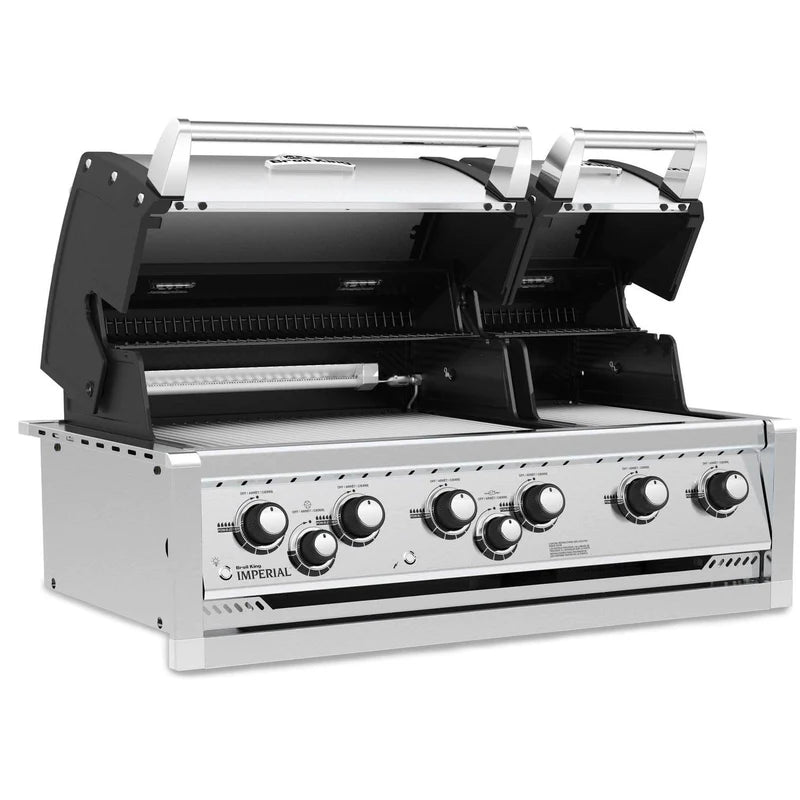 Broil King Imperial S 690 Built-In Liquid Propane Gas Grill - Outdoor BBQ Grill for Backyard, Patio & Camping - Perfect for Grilling Steak, Burgers & Vegetables