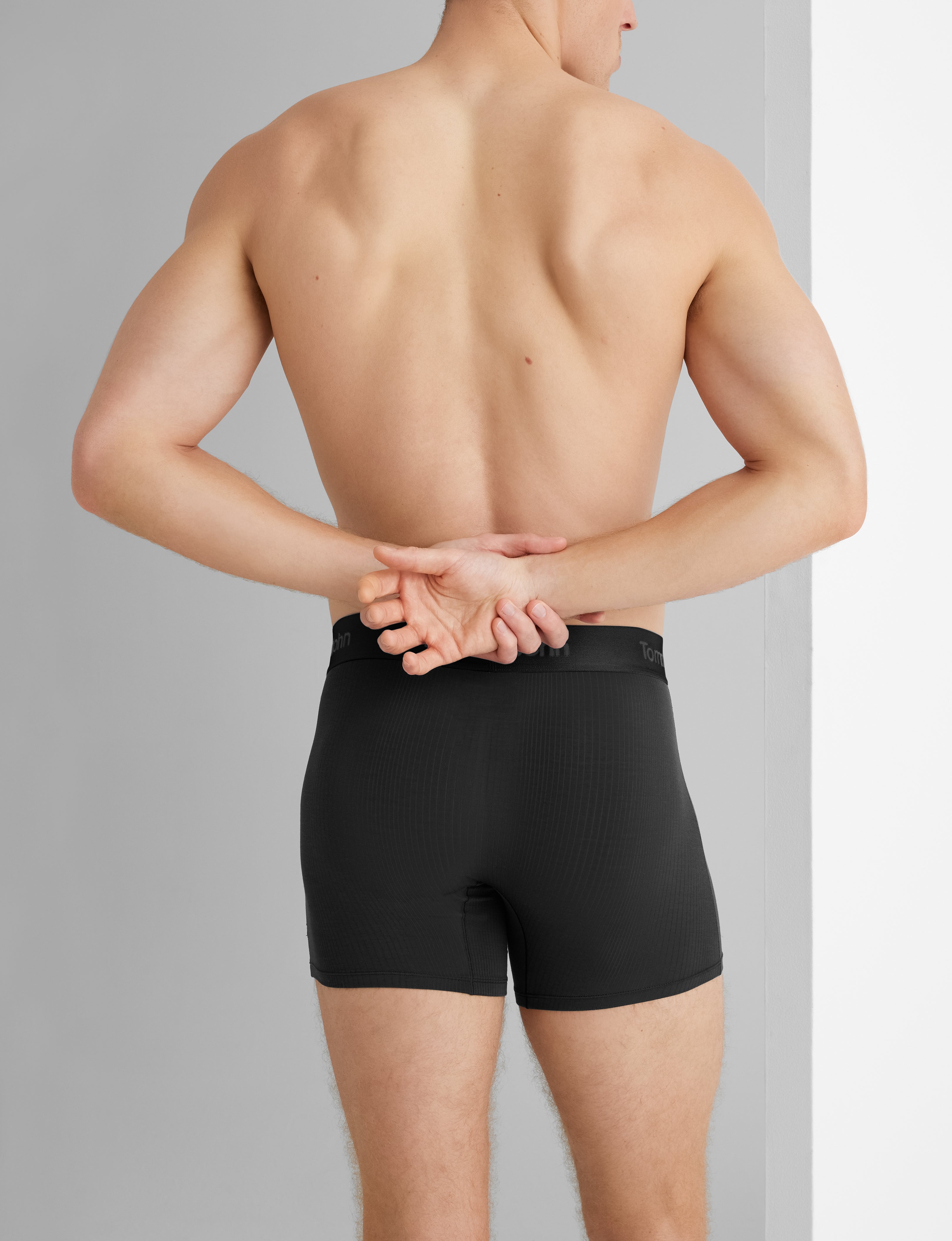 Second Skin Luxe Rib Trunk 4-Pack (3 Pairs) - Ultra Soft Men's Underwear for All-Day Comfort - Perfect for Workout, Lounge & Everyday Wear