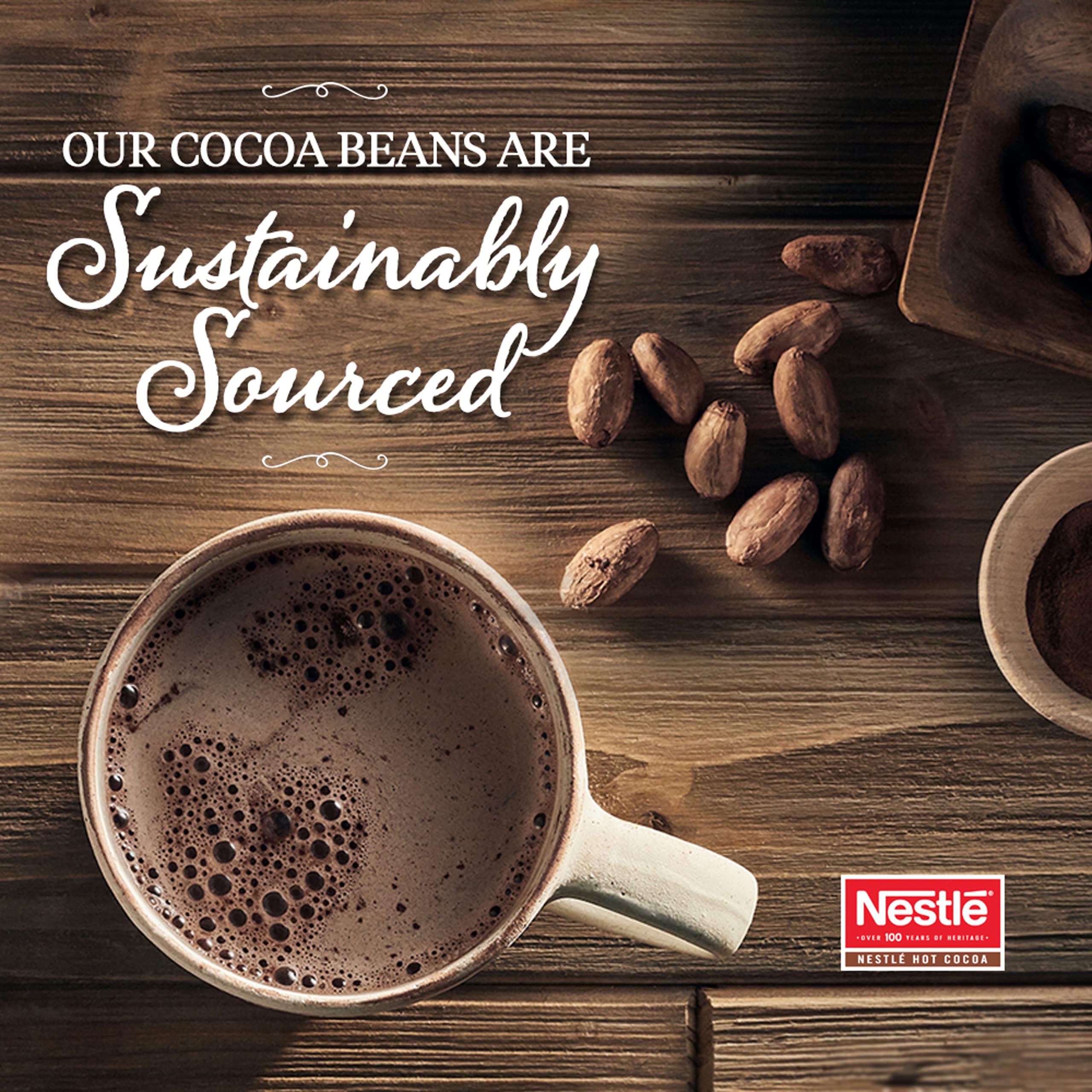 Nestle Rich Chocolate Flavor Hot Cocoa Mix - Bulk Whipped Hot Chocolate Powder, 1.5 lb Bag (Pack of 12) - Perfect for Winter Warmth, Holiday Gifts & Cozy Family Moments