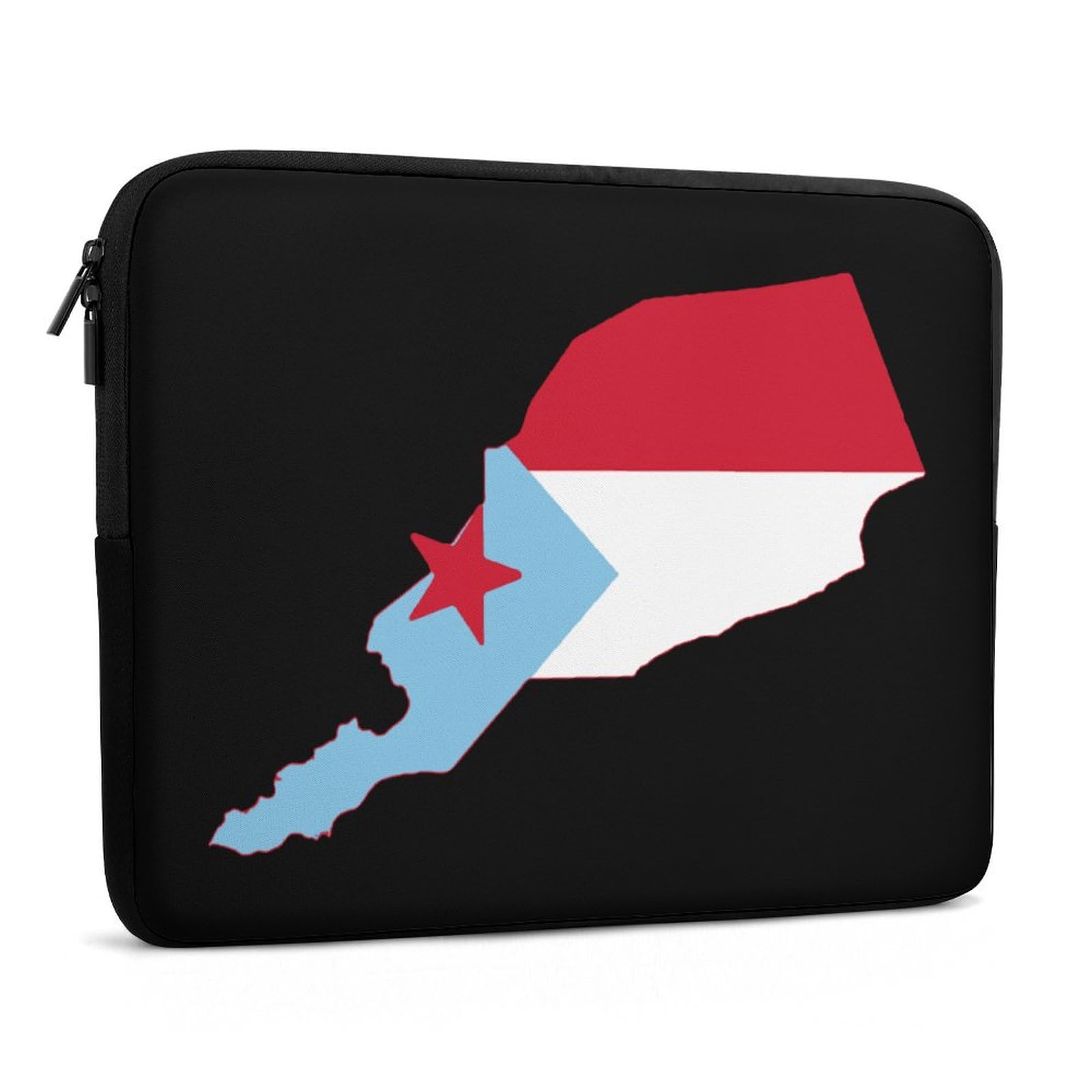 Custom South Yemen Flag Map Personalized Laptop Bag - Slim Business Briefcase for Work, Travel & College | Durable 15.6