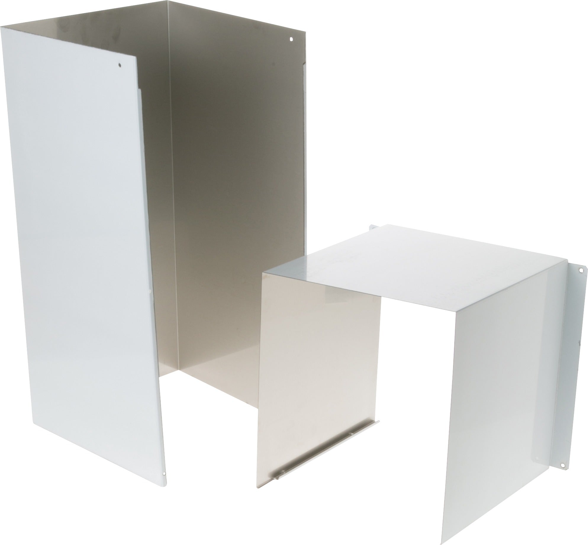 Stainless Steel Range Hood Duct Cover Extension Kit - 12ft (CX12DC9SPSS) for Kitchen Ventilation & Stove Exhaust System