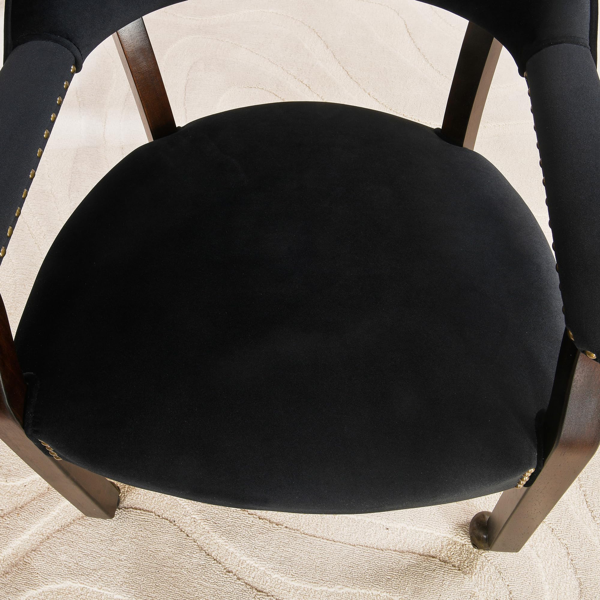 LEEMTORIG Large Rolling Dining Chairs with Casters - 26