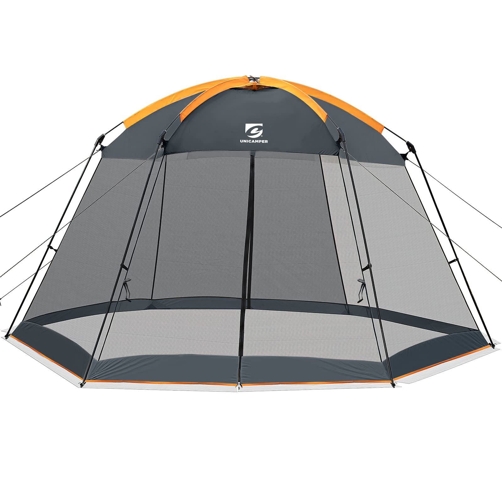 UPF 50+ Mosquito Net Tent with Waterproof Canopy & Sidewalls - Easy Setup Screen House for Patio, Backyard, Camping & Outdoor Activities (Khaki) - Perfect for Picnics, Beach Trips and Garden Relaxation