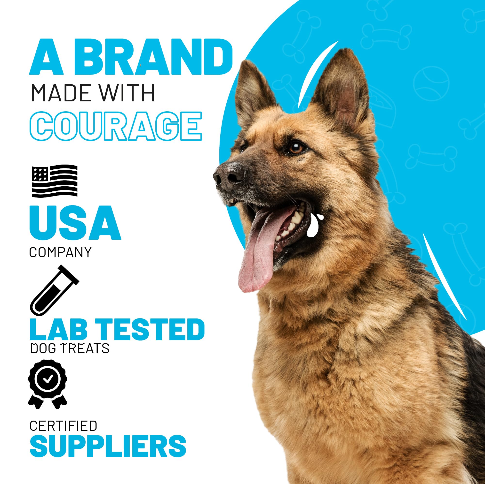Premium Smoked Beef Knee Caps Dog Treats - 6 Count All-Natural Long-Lasting Chews for Aggressive Chewers - High Protein, Low Fat Dog Bones - Sitka Farms (Perfect for Training Rewards & Dental Health)