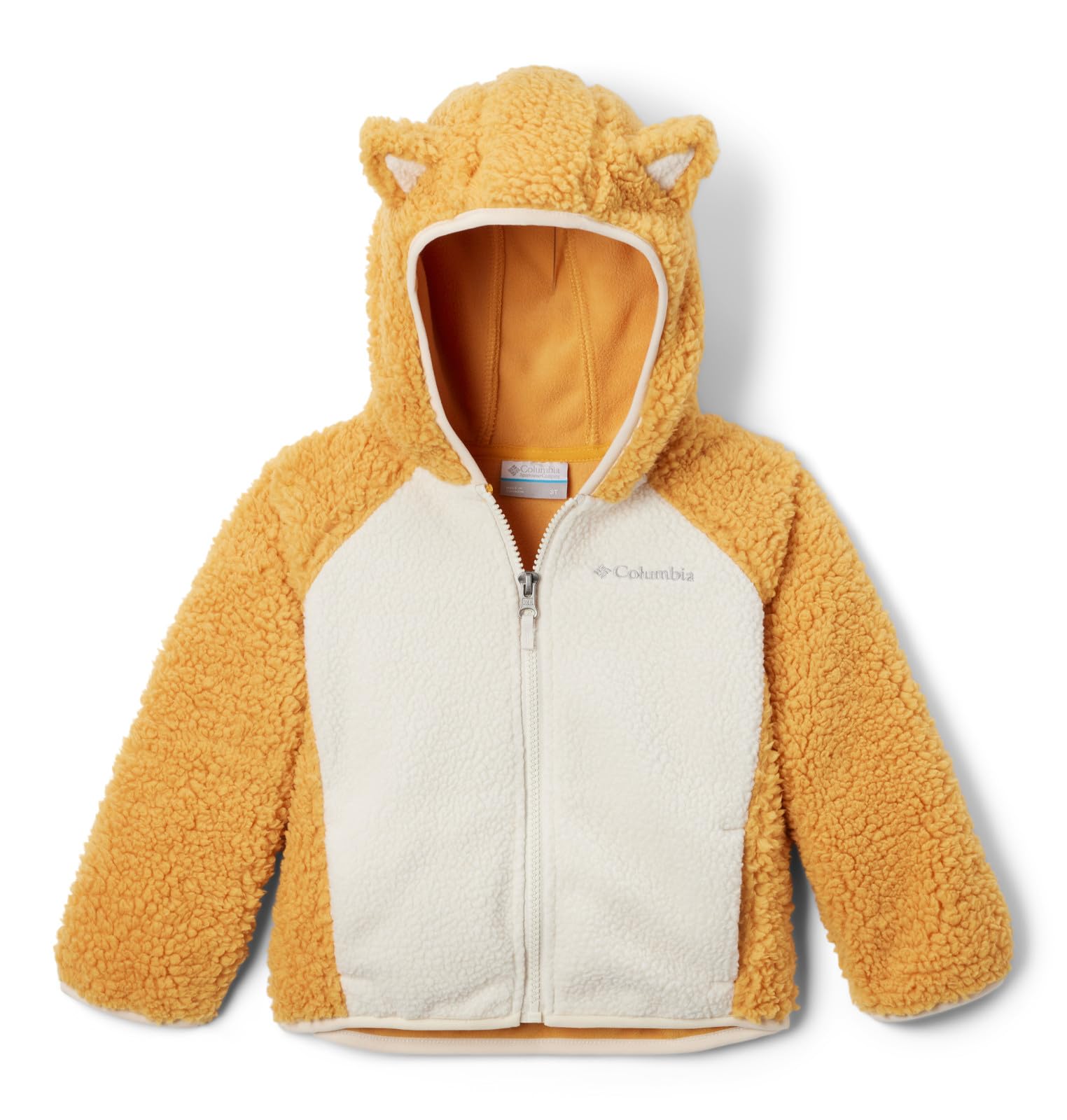 Columbia Baby Boys' Foxy Baby Sherpa Full-Zip Jacket – Warm & Cozy Fleece-Lined Winter Jacket for Toddlers – Perfect for Outdoor Play, Park Visits & Cold Weather Adventures