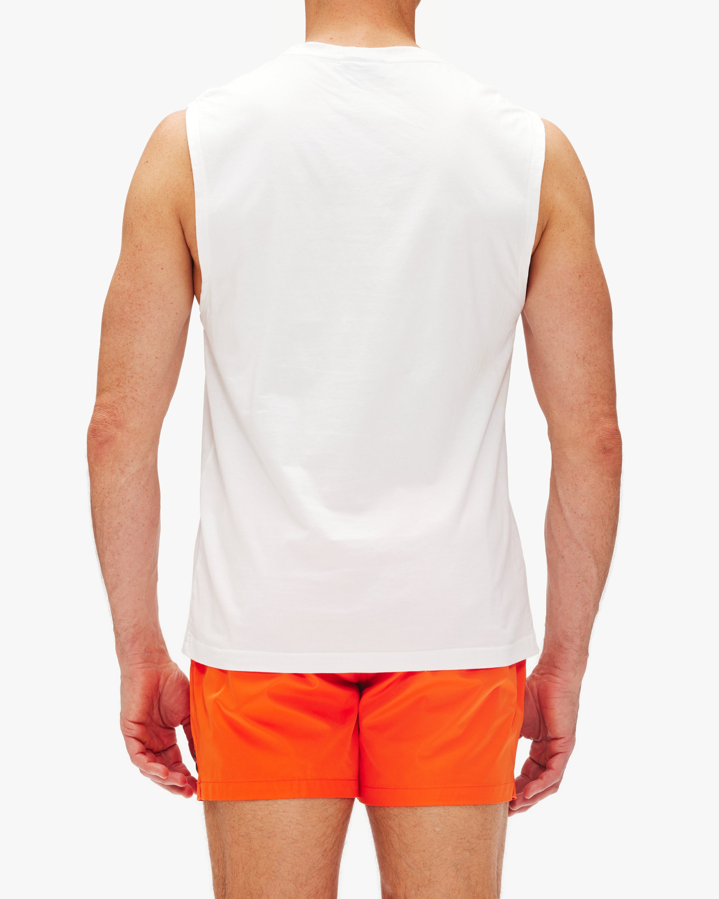 Ron Dorff Men's Sleeveless T-Shirt - Breathable Workout Tank Top for Gym, Running & Summer Outdoor Activities