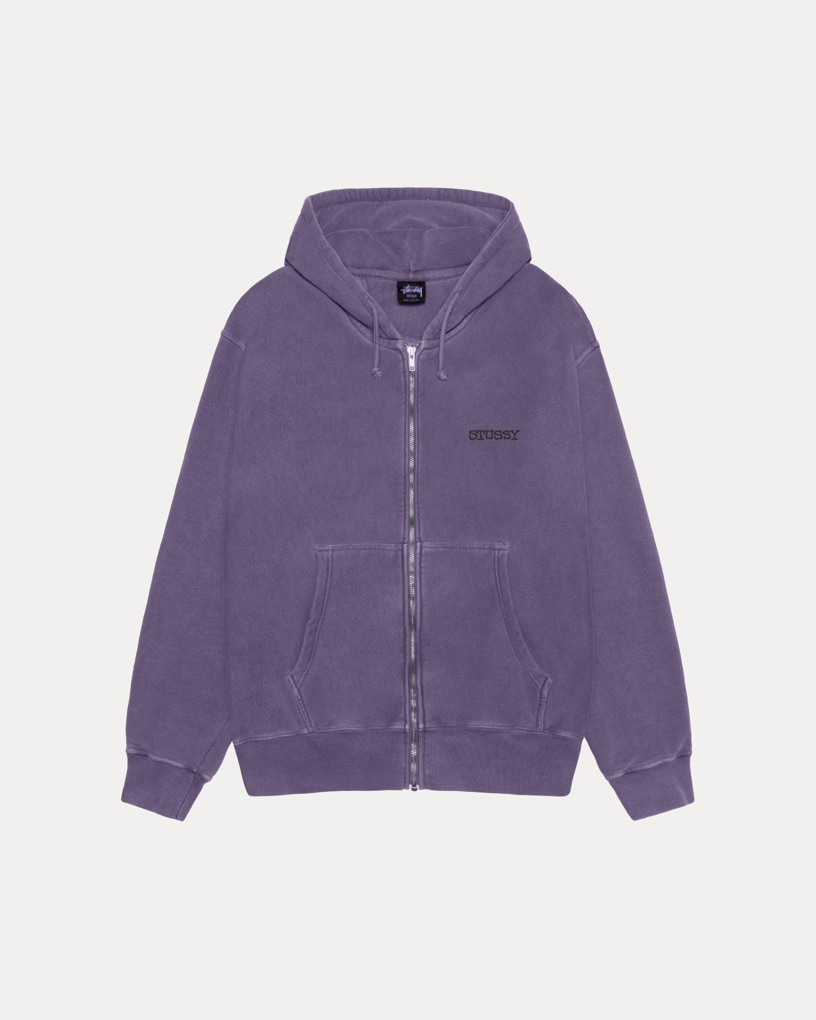 Jumbo Zip Hoodie Pigment Dyed - Oversized Comfortable Pullover for Men & Women - Perfect for Casual Wear, Gym, and Outdoor Activities