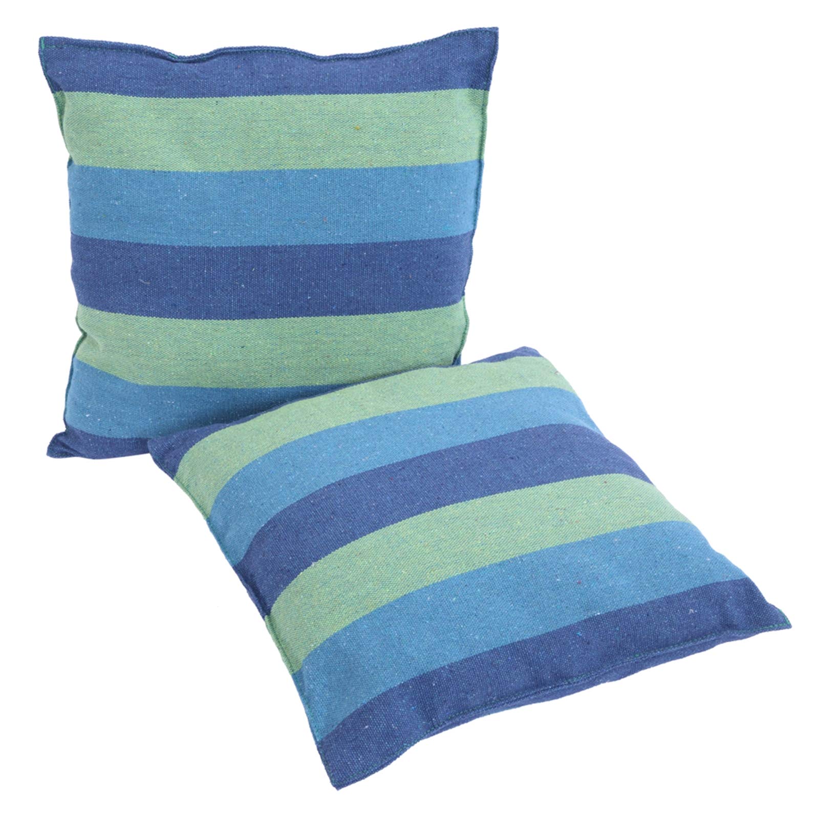 Beige Tassel Hanging Chair with Cushions - Indoor/Outdoor Hammock Swing for Bedroom, Garden, Yard, Patio & Porch - Perfect Relaxation & Boho Decor (Blue)