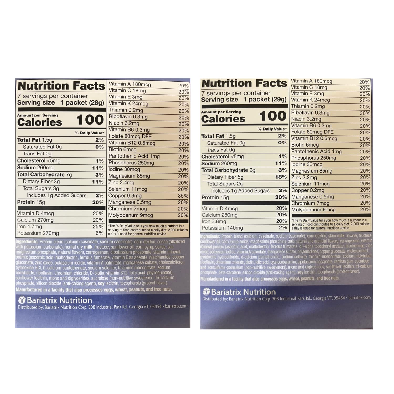 High Protein Chocolate & Vanilla Pudding Mix - 15g Protein, Low Calorie, Low Fat, Low Carb, Aspartame Free, Keto & Vegan Friendly - Meal Replacement Shake for Weight Loss & Muscle Gain - Perfect for Post-Workout Recovery, Breakfast or Healthy Snacks (2 Pack, 7 Servings Each)