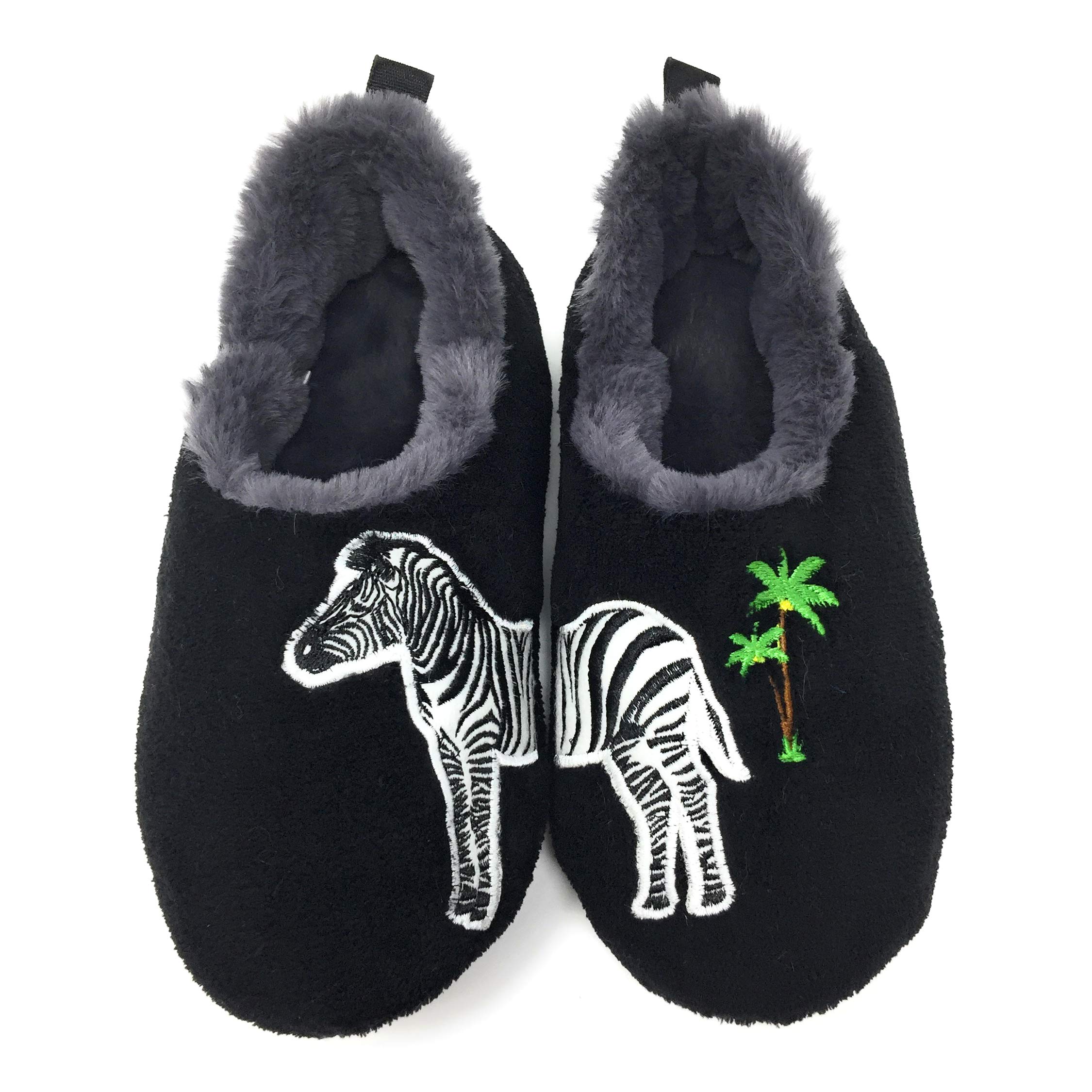 Women's Warm Fuzzy Fleece Lined House Slippers - Soft Plush Cozy Indoor Slippers for Winter Comfort | Perfect for Home, Lounge & Relaxation