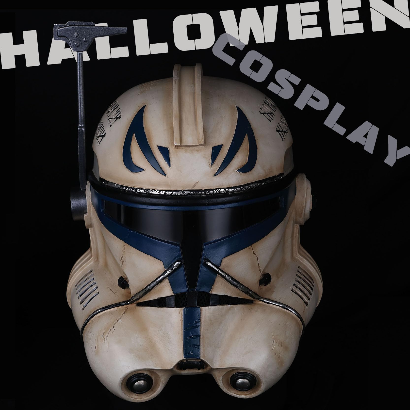 Star Wars Clone Trooper Commander Helmet - Premium Cosplay Prop for Fans & Collectors | Halloween, Cosplay, Movie Reenactment, Gift for Star Wars Fans