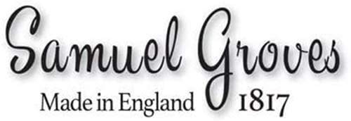Samuel Groves 2-Pack 32cm Vitreous Enamel Baking Trays Set - Premium Oven & Roasting Pans for Baking, Cooking & Meal Prep - Durable British-Made Kitchenware for Cakes, Cookies, Roasts & Family Dinners