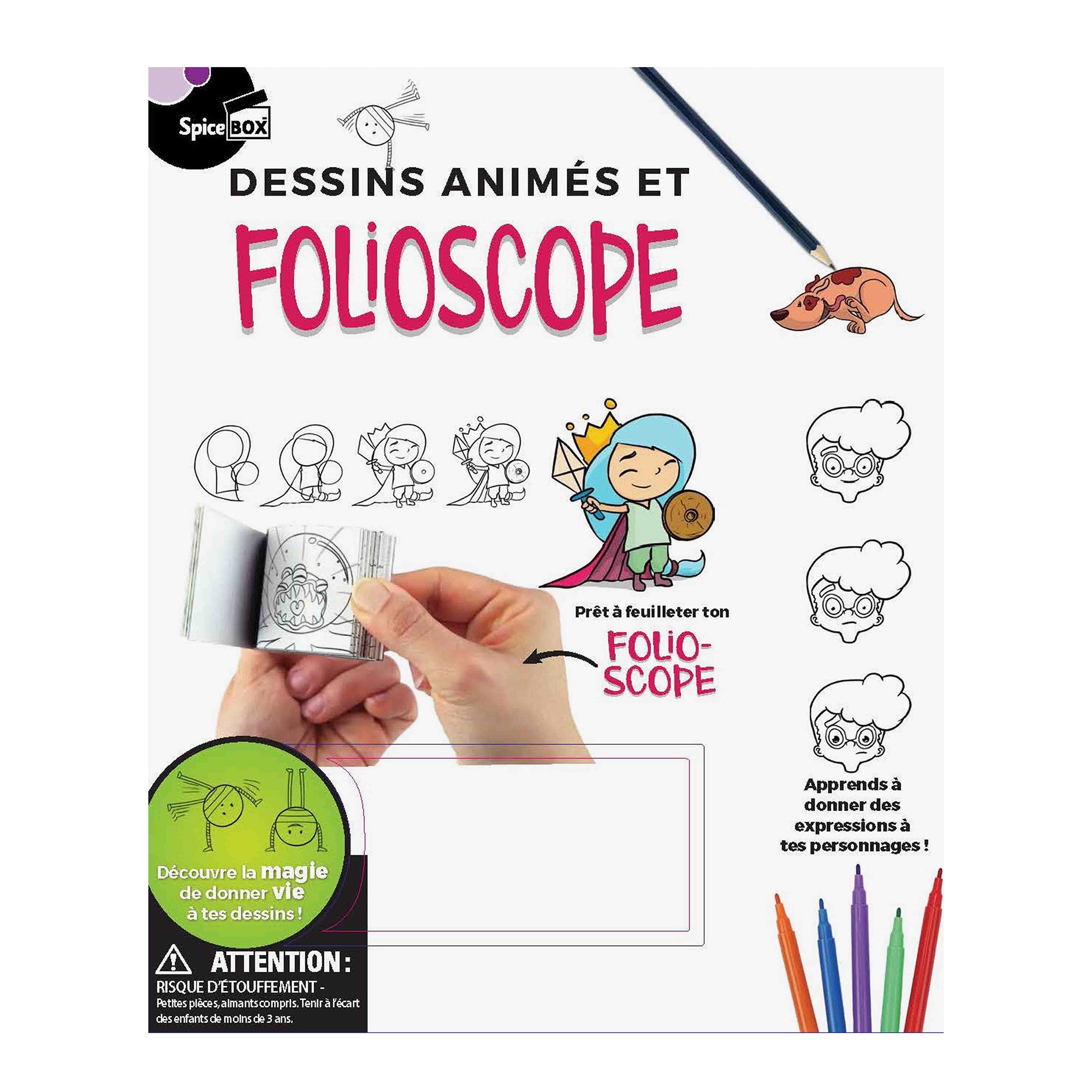 French Edition Cartoon Flip Book - Fun Animation Flipbook for Kids, Adults & Artists | Perfect for Gifts, Learning & Creative Play