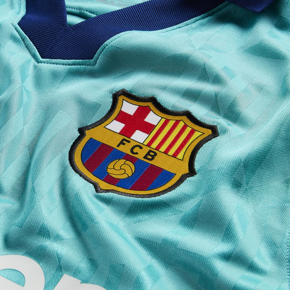 Nike FC Barcelona 2019/20 Stadium Third Soccer Jersey - Authentic Football Shirt for Men - Perfect for Match Days, Training & Fan Support