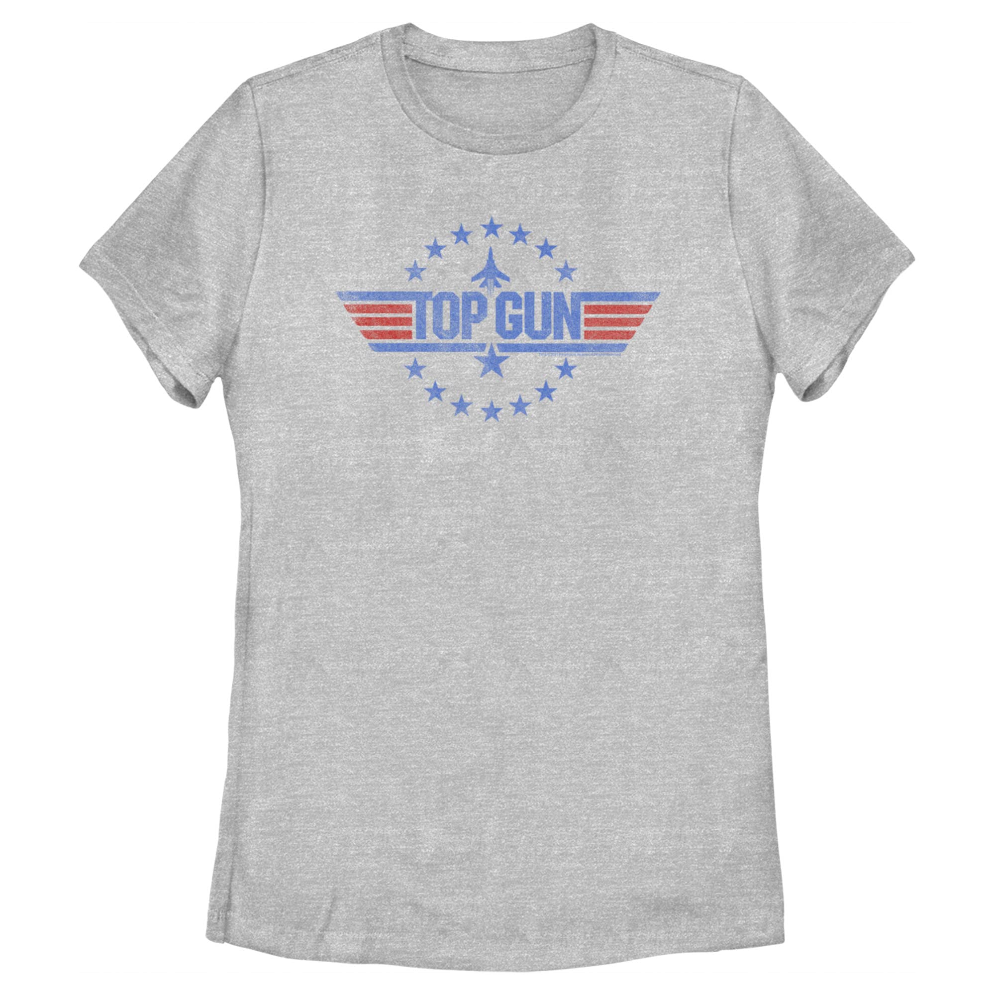 Top Gun Circle of Stars Logo Women's T-Shirt - Casual Graphic Tee for Movie Fans, Streetwear & Everyday Outfits