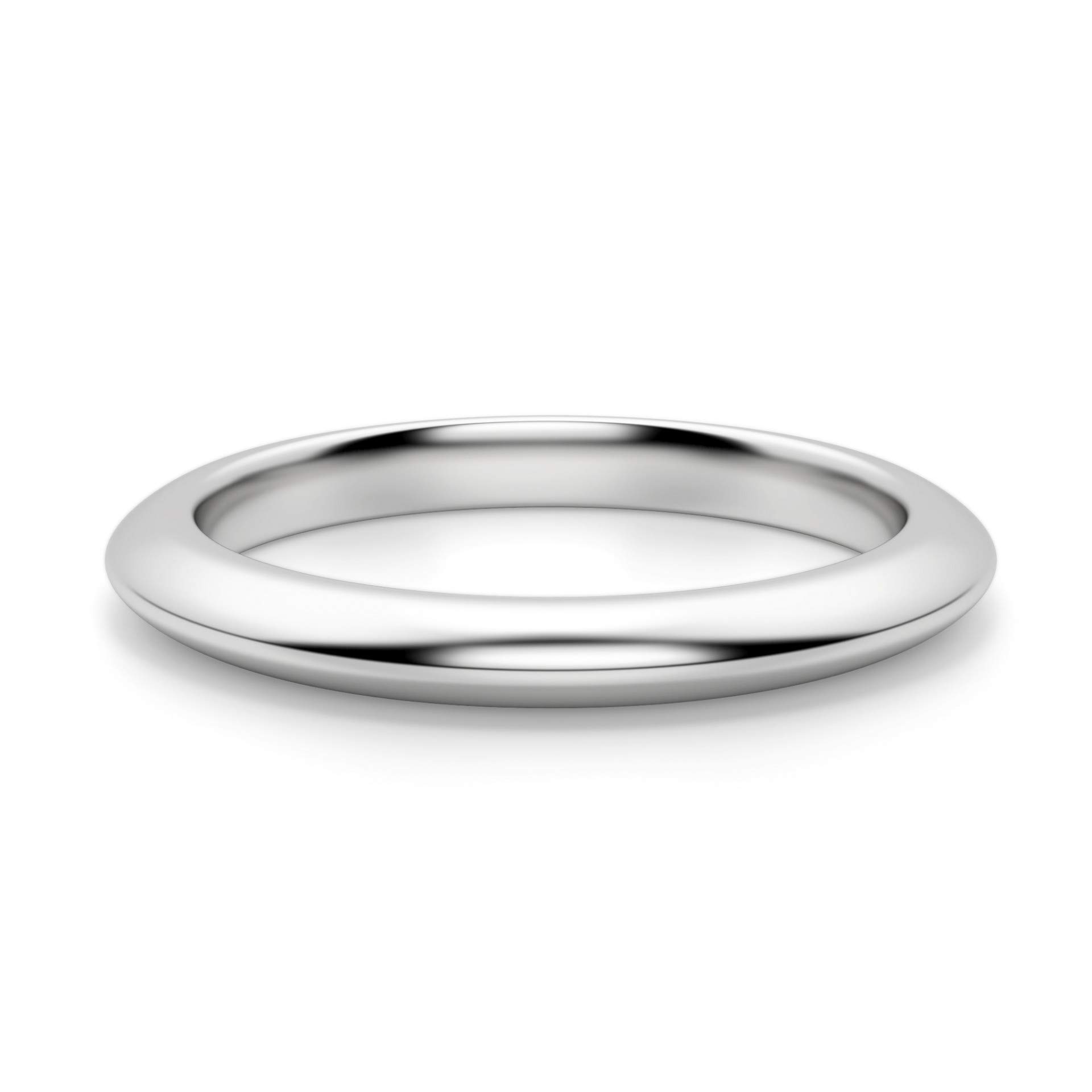 Gemonite Minimalist Bali Knife-Edge Wedding Band - Classic Plain Metal Ring for Women, Engagement, Anniversary & Birthday Gift - Perfect for Everyday Wear & Special Occasions