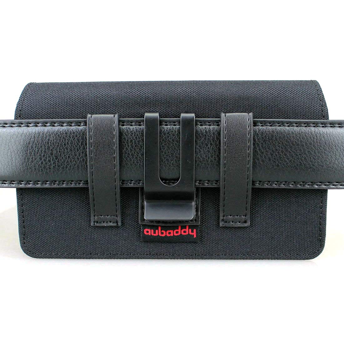 Dual Phone Holster Pouch - Nylon Belt Case for 2 Phones - Compatible with iPhone 16/15/14/13/12/11 Pro & iPhone 16/15/14/13/12/11 & Samsung Galaxy S24/S23/S22/S21/S20 (Small Size) - Perfect for Running, Hiking, Work & Outdoor Activities
