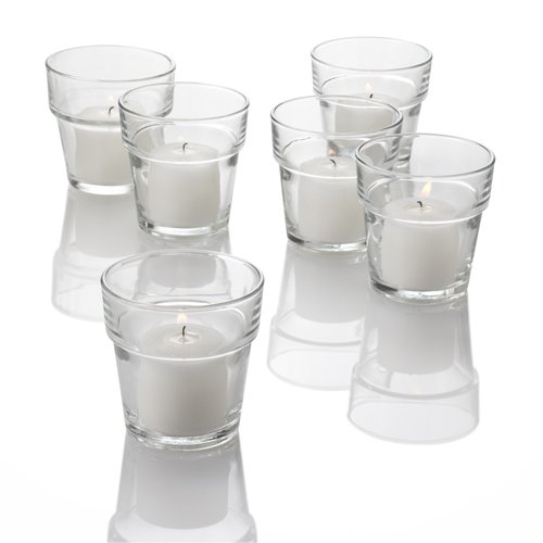 Richland® Unscented White Votive Candles - 10 Hour Burn Time, Pack of 288 - Perfect for Weddings, Restaurants, and Home Decor