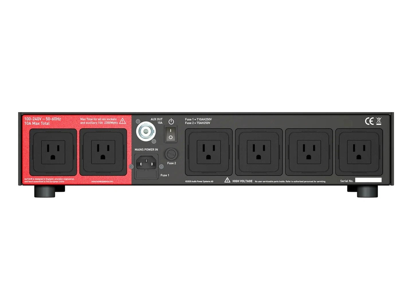 IsoTek V5 Elektra Power Conditioner with Initium C13 Power Cable - Premium Audio/Video Power Filter for Home Theater & Hi-Fi Systems