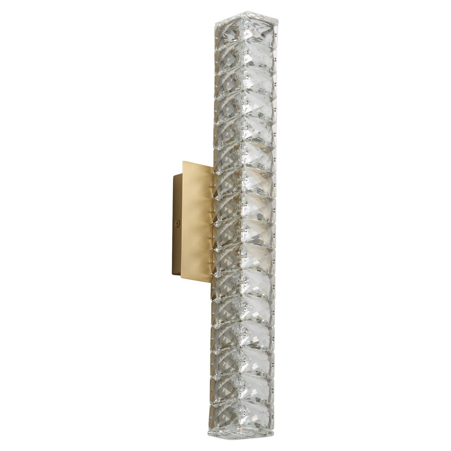Modern Vanity LED Wall Light Fixture - Oxygen Elan 3 573 40 in Aged Brass | Bathroom Sconce Lighting for Makeup Mirror & Dressing Area