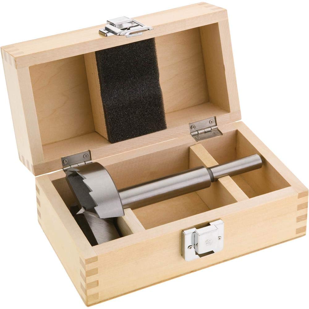 Steelex D1029 8-Piece Forstner Bit Set - Premium Woodworking Drill Bits for Smooth, Clean Holes - Perfect for Cabinetry, Furniture Making & DIY Projects