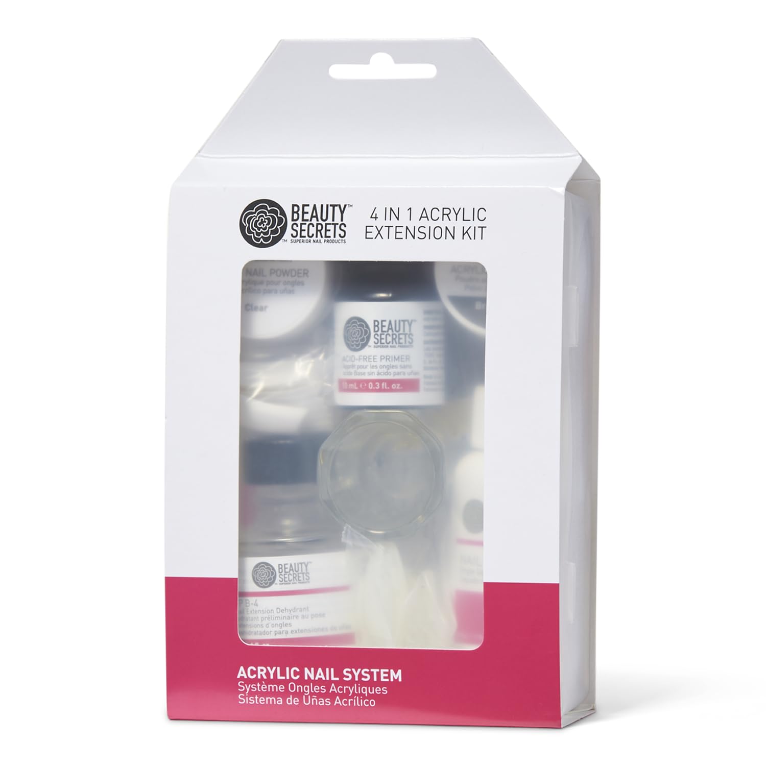 4 in 1 Nail Extension Kit for Salon & Home Manicure