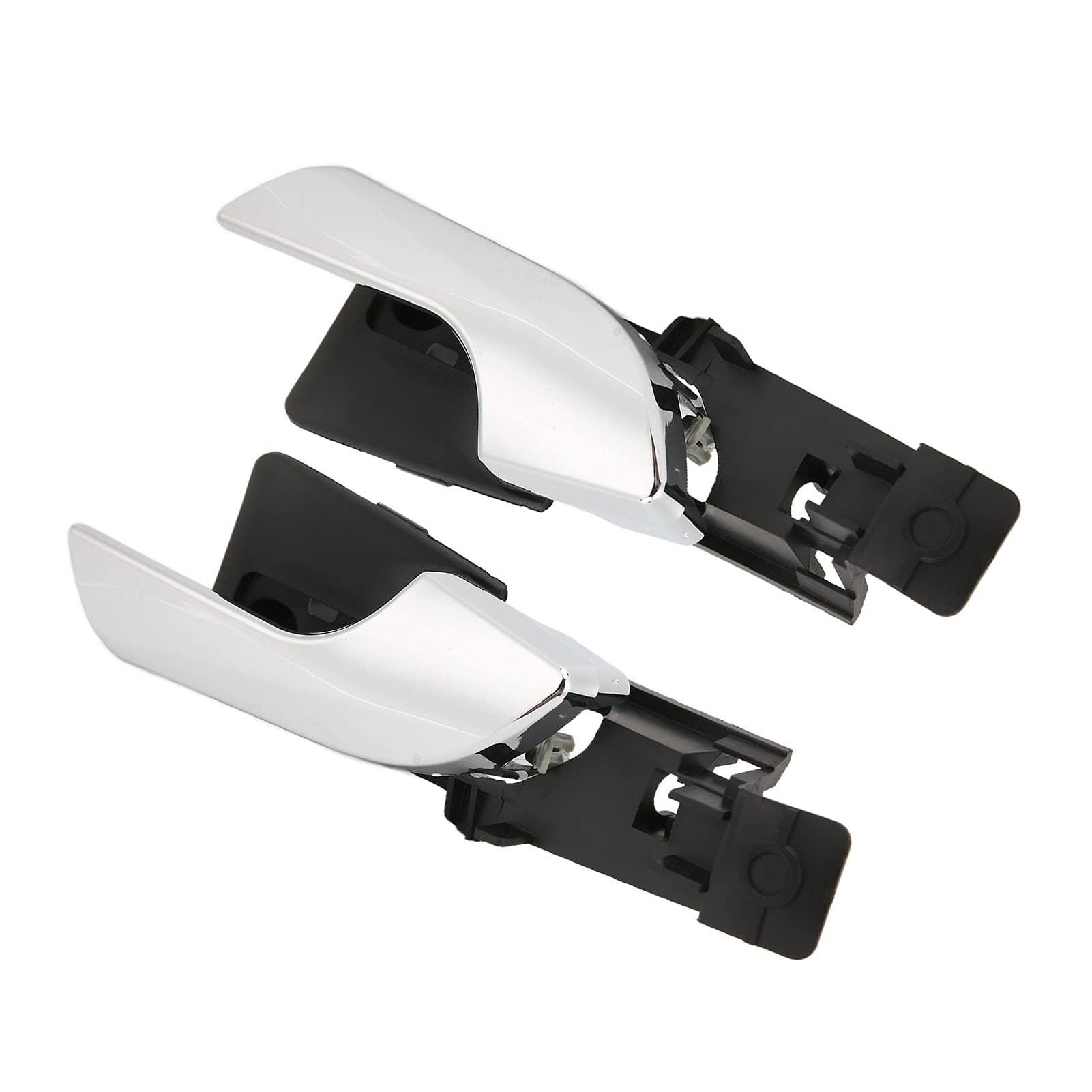 2-Pack Silver Car Inner Door Handle Replacement (156092167, 156092165) for Alfa Romeo Giulietta 2010-2020 - Durable Interior Door Handle for Easy Installation & Smooth Operation