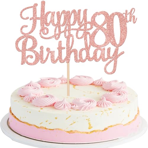 Rose Gold 80th