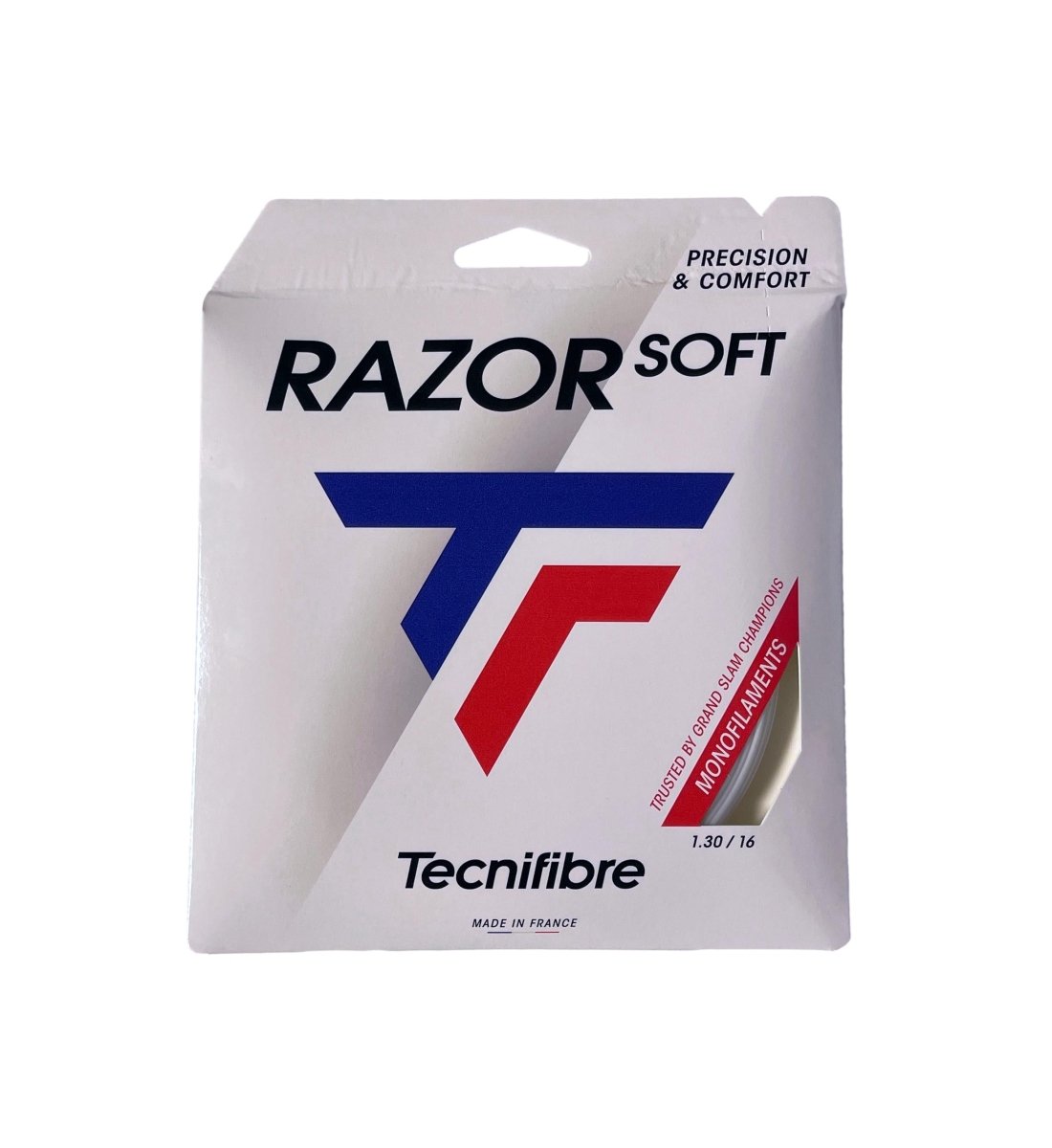 Tecnifibre Razor Soft 16 Tennis String - High Performance Polyester String for Power & Control | Perfect for Competitive Players & Tournament Play