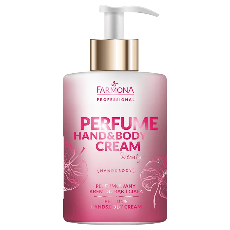 Farmona Professional Perfumed Hand & Body Cream for Dry & Rough Skin - 300ml Moisturizing Lotion | Hydrating Care for Hands, Elbows & Feet | Perfect for Daily Use & Nighttime Skincare Routine