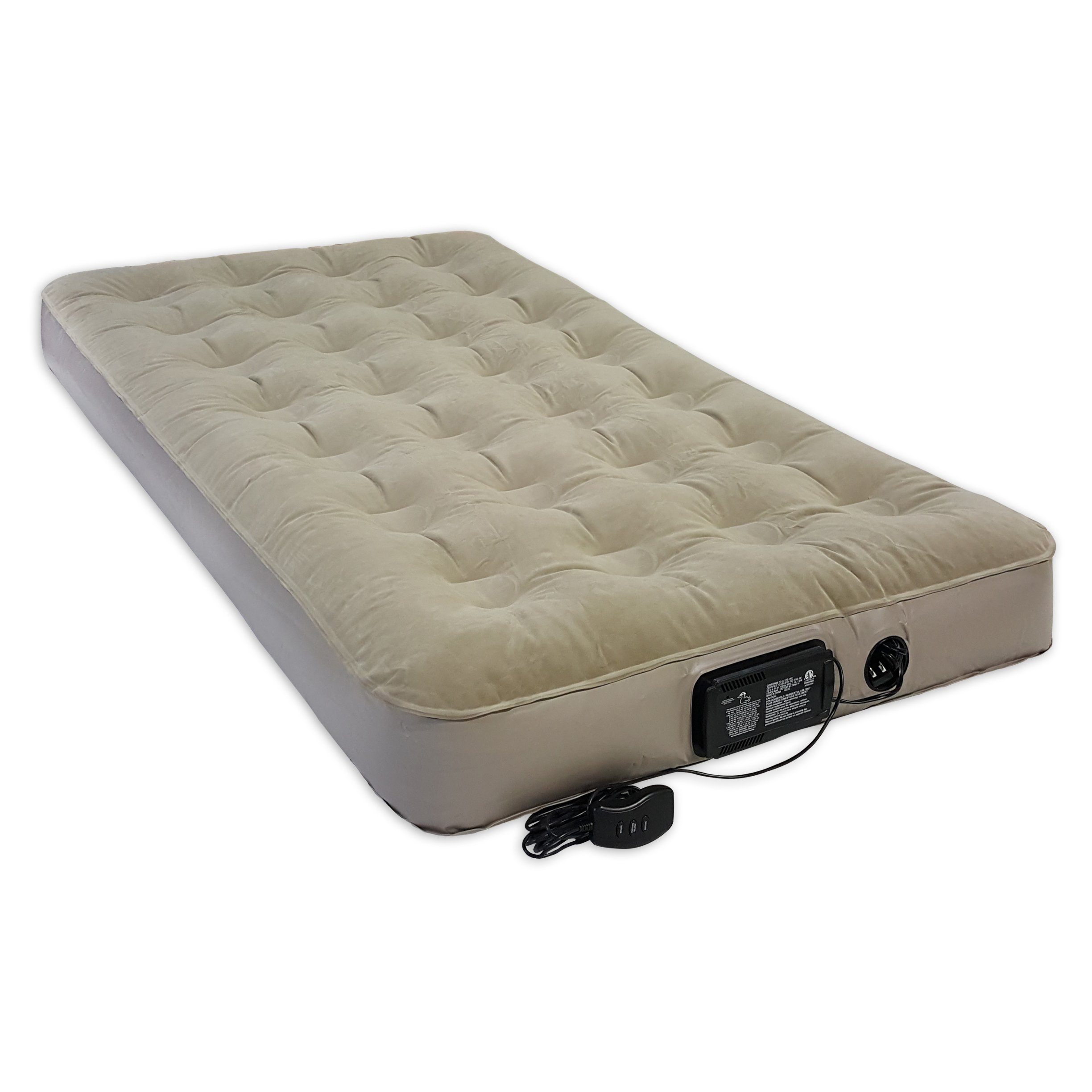 Inflatable RV Air Mattress Twin Size - Portable Blow Up Bed for Campers with Remote Control | Perfect for Road Trips, Camping & Guest Accommodations